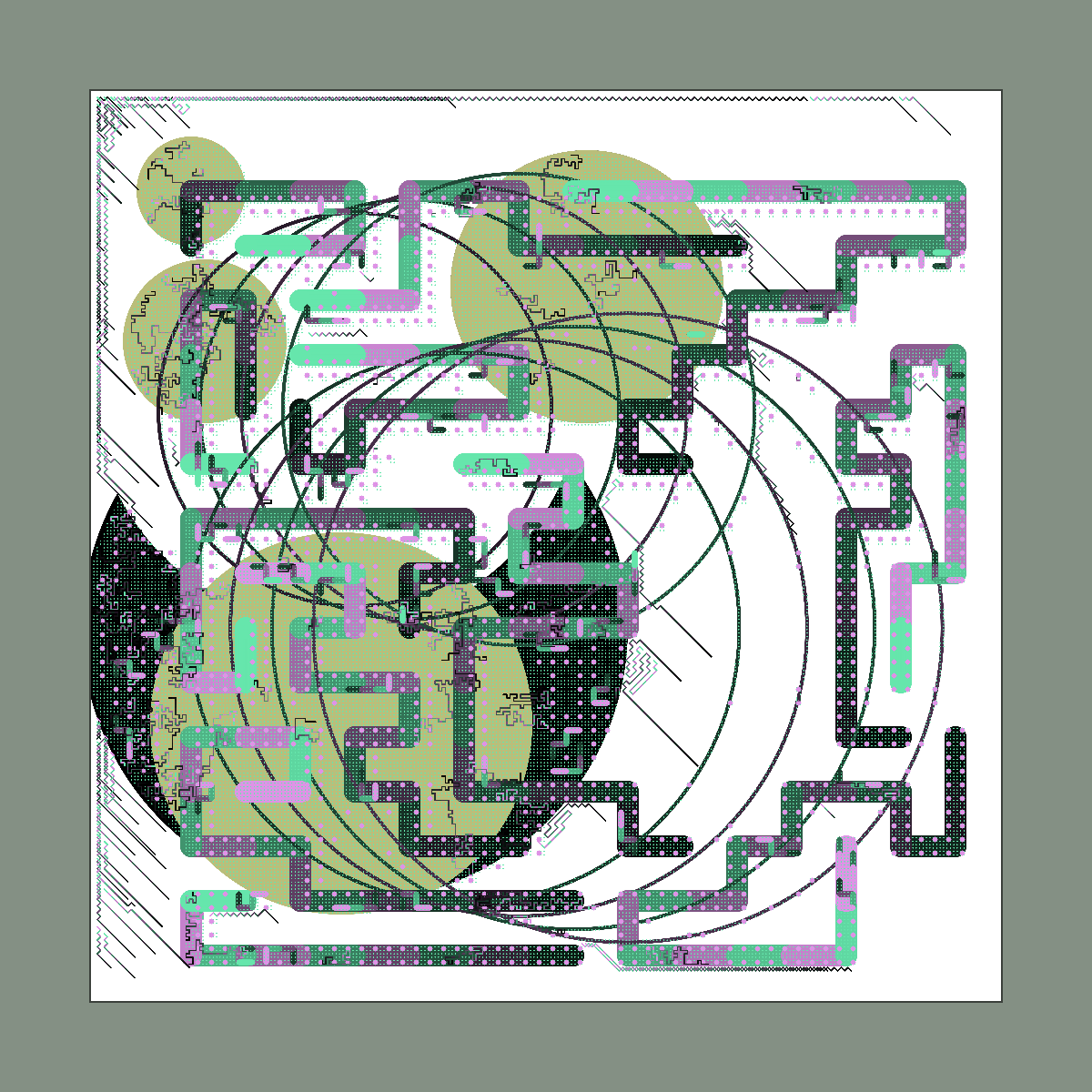 Art Blocks - Art Blocks v2 - Abstraction #32 - NFT # 69000032