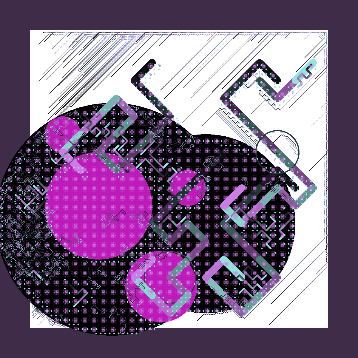 Art Blocks - Art Blocks v2 - Abstraction #33 - NFT # 69000033