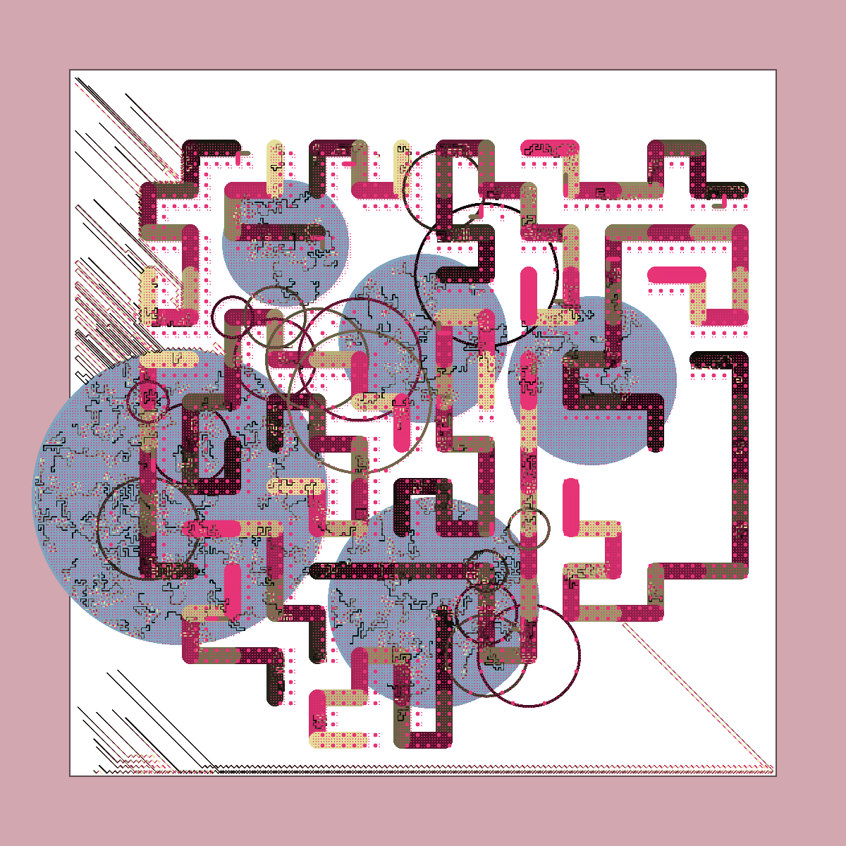 Art Blocks - Art Blocks v2 - Abstraction #34 - NFT # 69000034