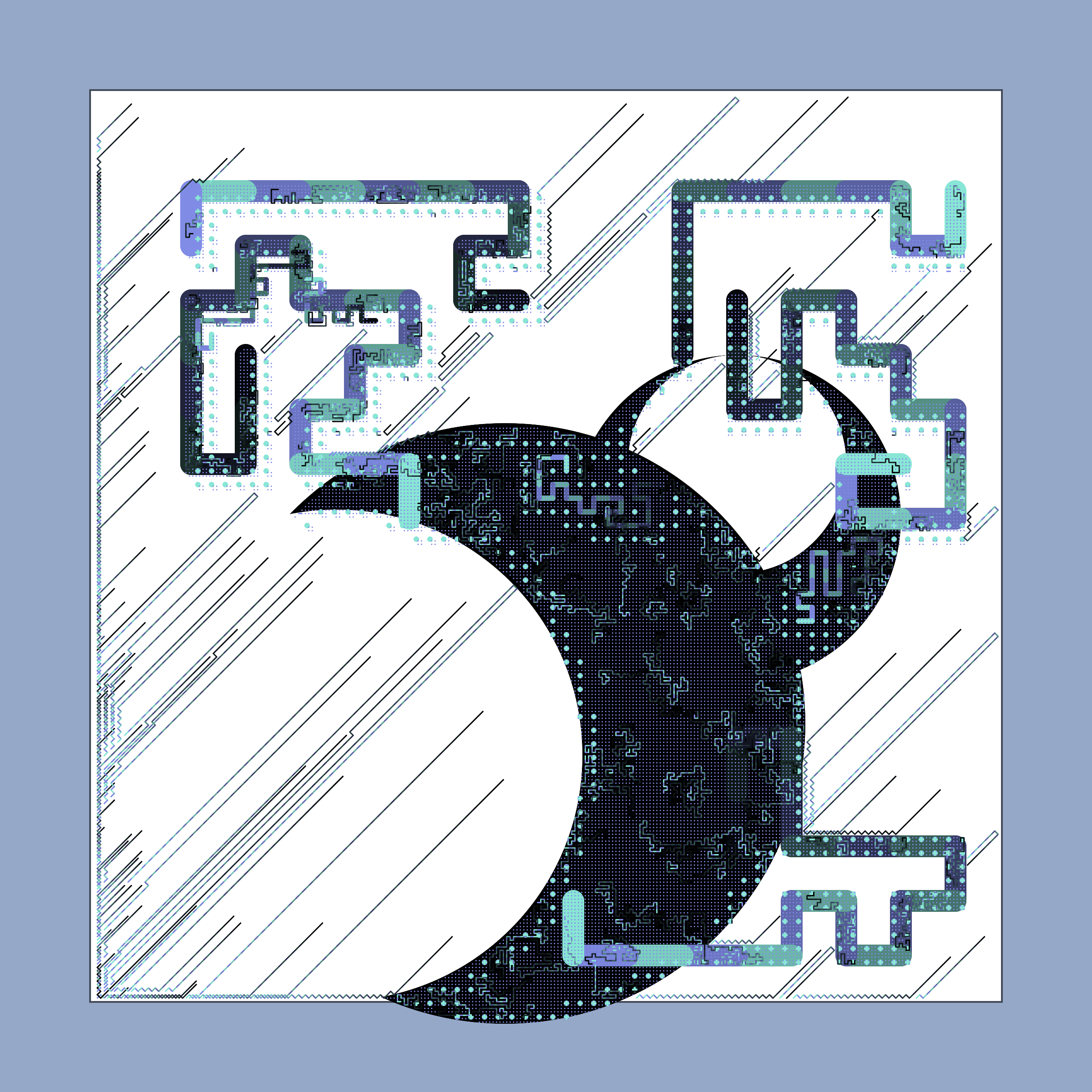 Art Blocks - Art Blocks v2 - Abstraction #36 - NFT # 69000036