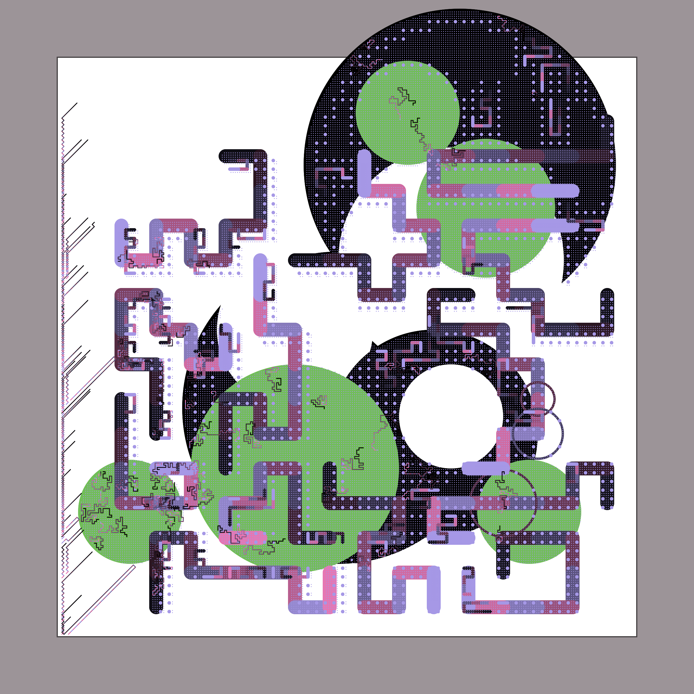 Art Blocks - Art Blocks v2 - Abstraction #38 - NFT # 69000038