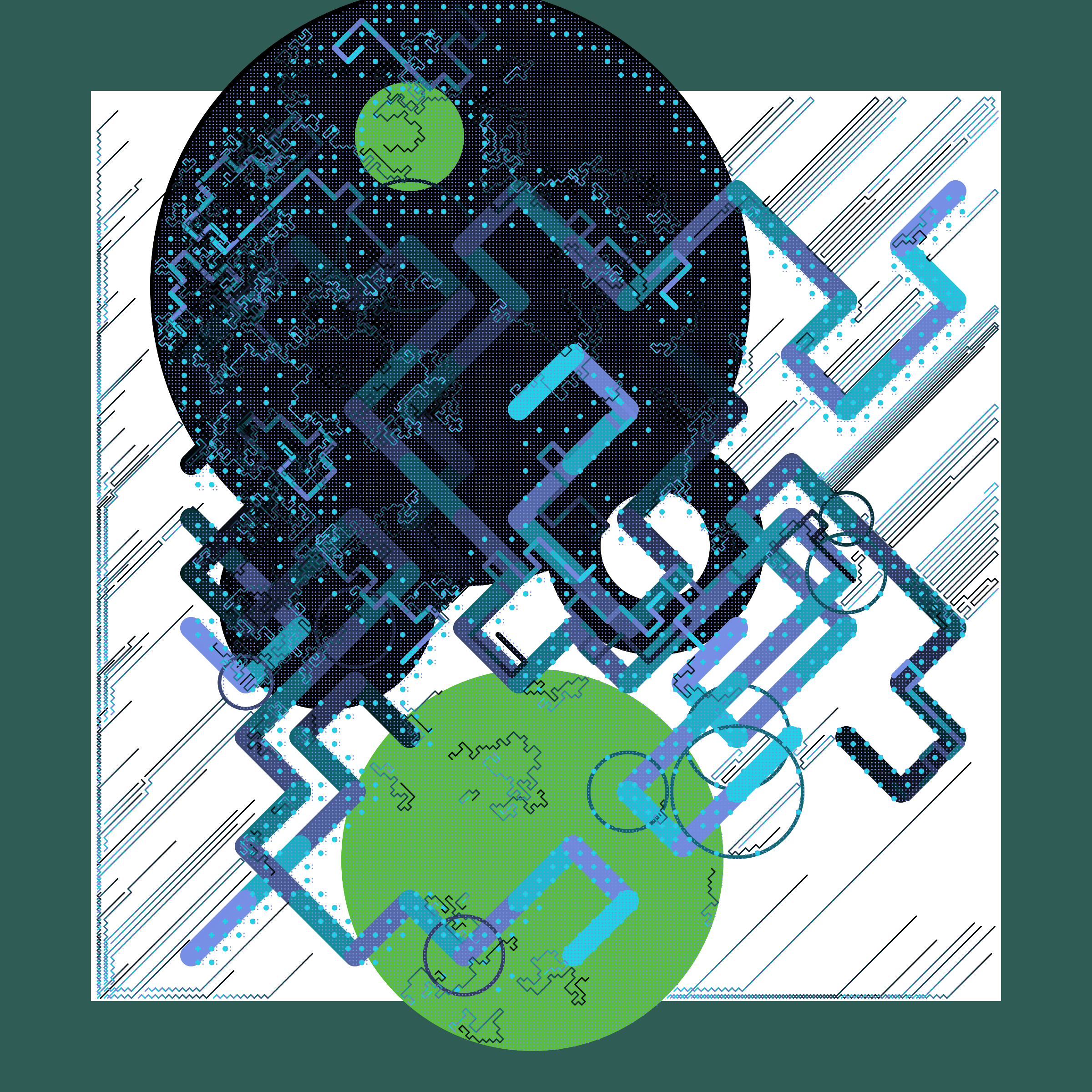 Art Blocks - Art Blocks v2 - Abstraction #39 - NFT # 69000039