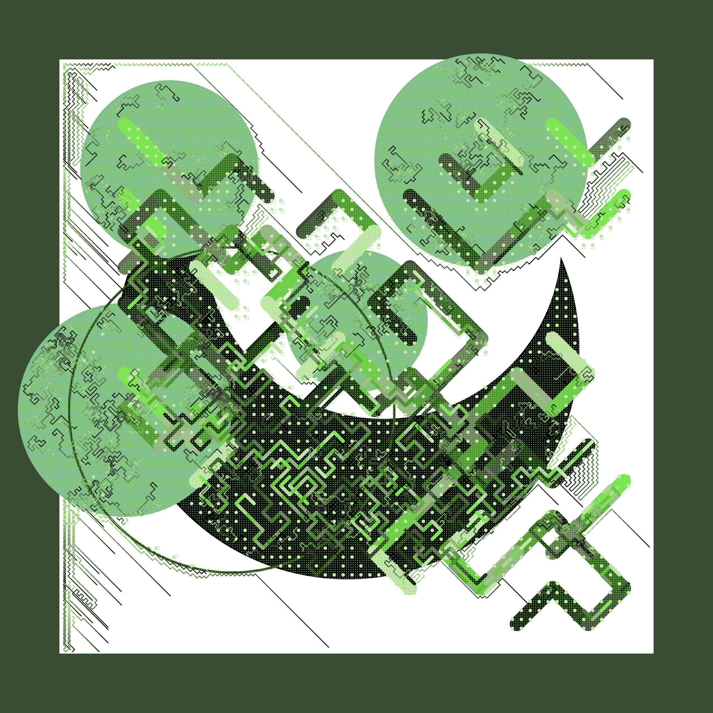 Art Blocks - Art Blocks v2 - Abstraction #40 - NFT # 69000040