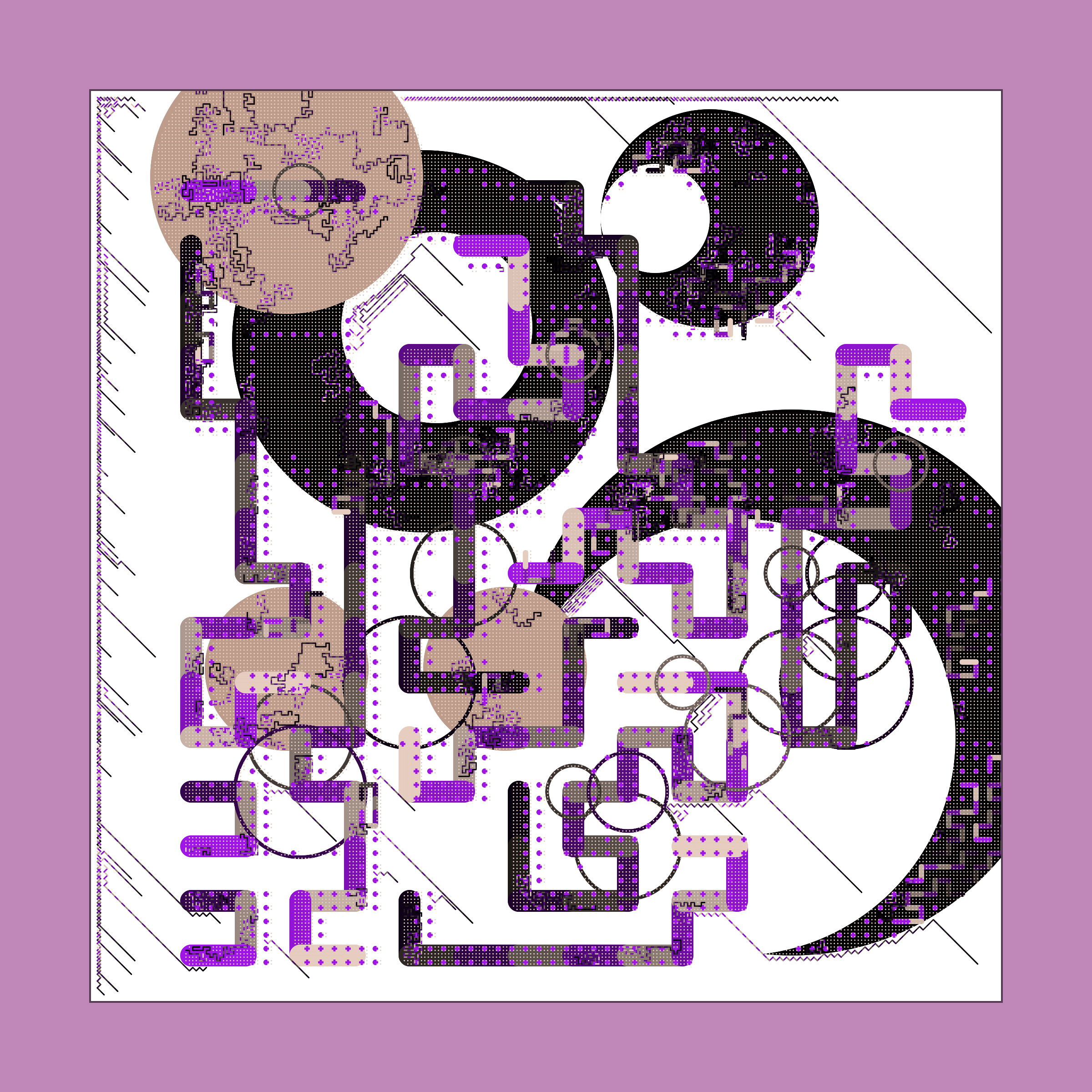 Art Blocks - Art Blocks v2 - Abstraction #41 - NFT # 69000041