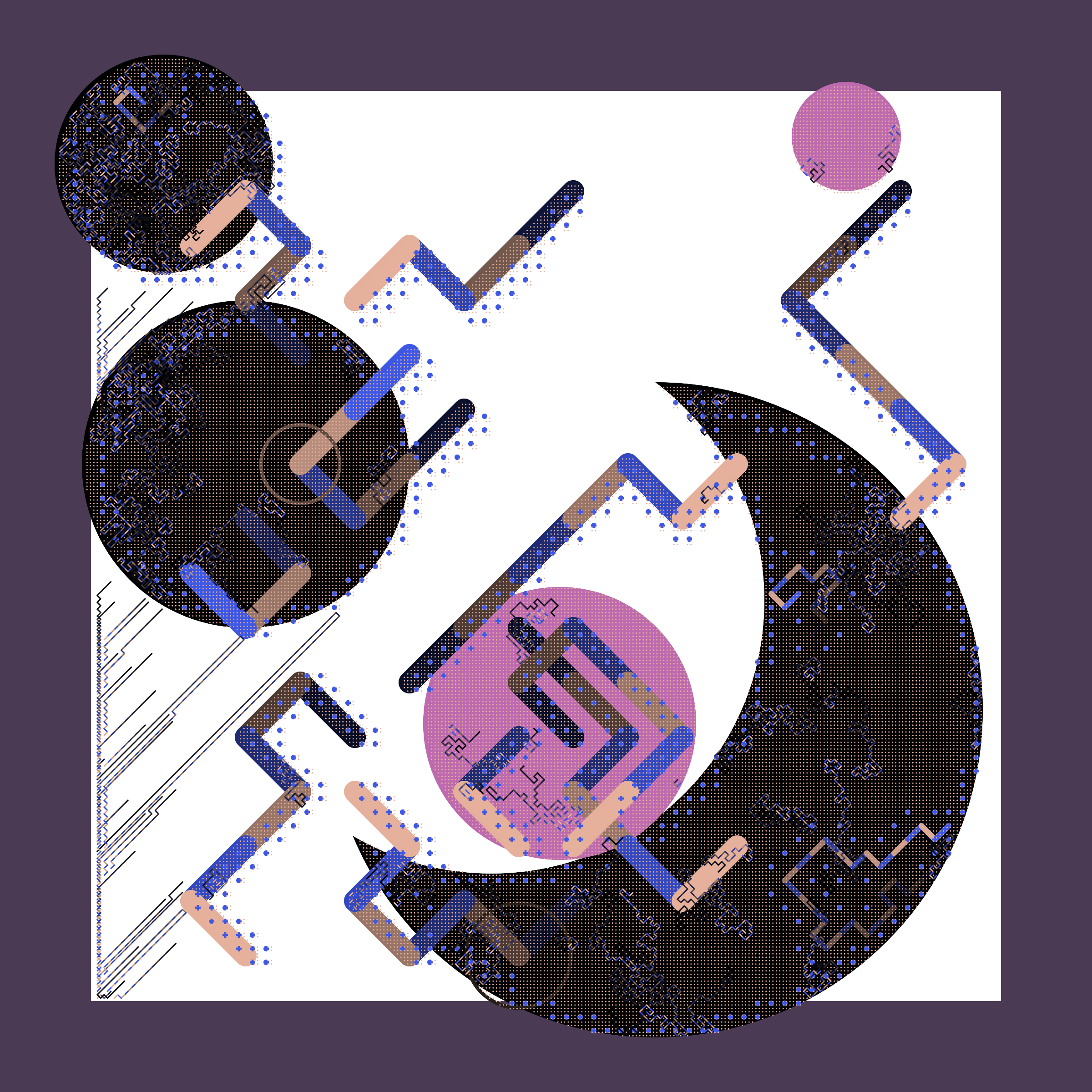 Art Blocks - Art Blocks v2 - Abstraction #42 - NFT # 69000042