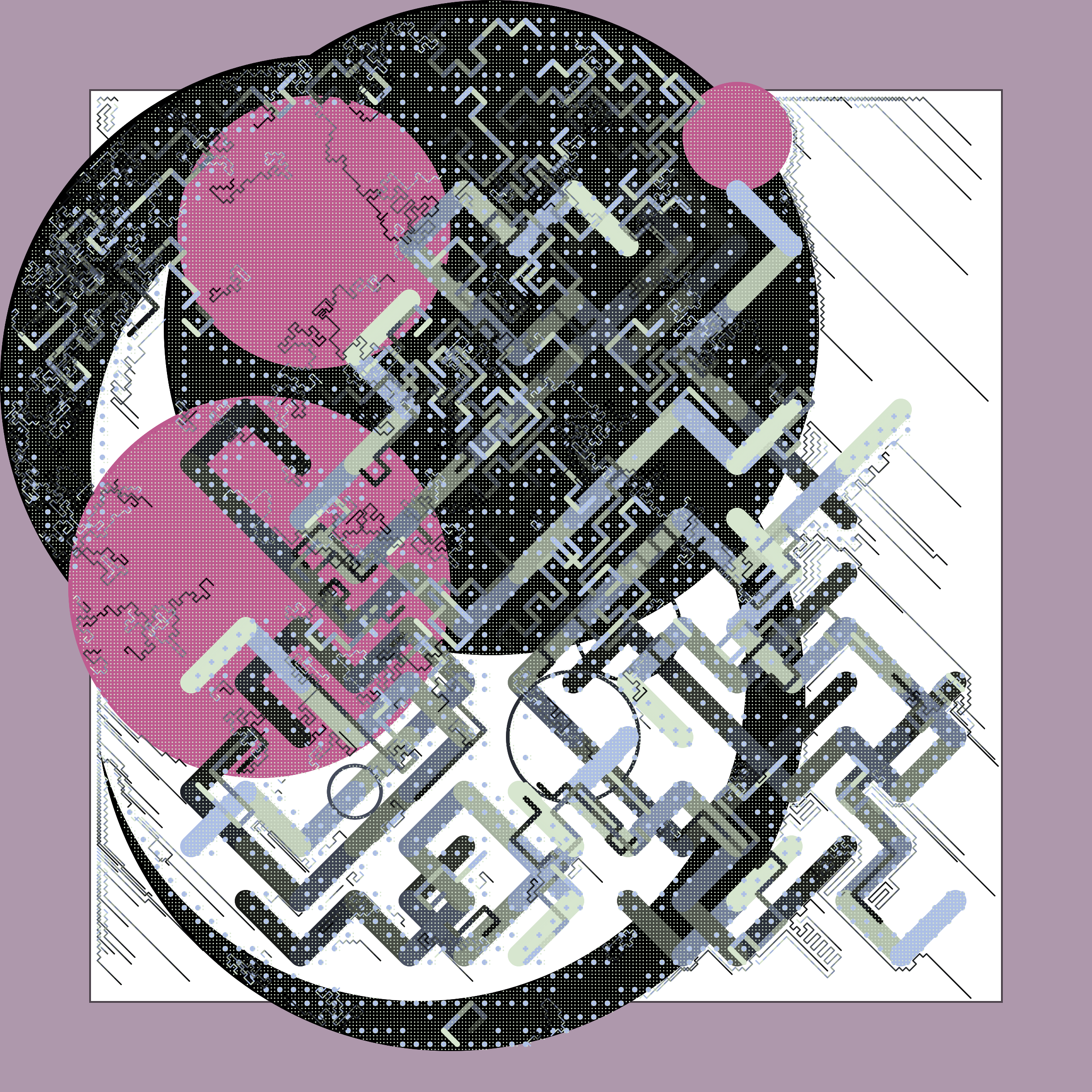 Art Blocks - Art Blocks v2 - Abstraction #43 - NFT # 69000043