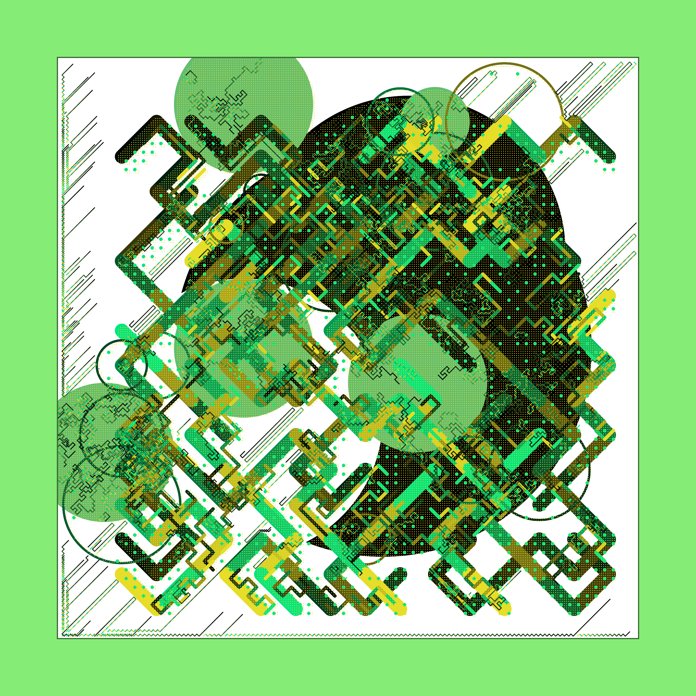 Art Blocks - Art Blocks v2 - Abstraction #44 - NFT # 69000044