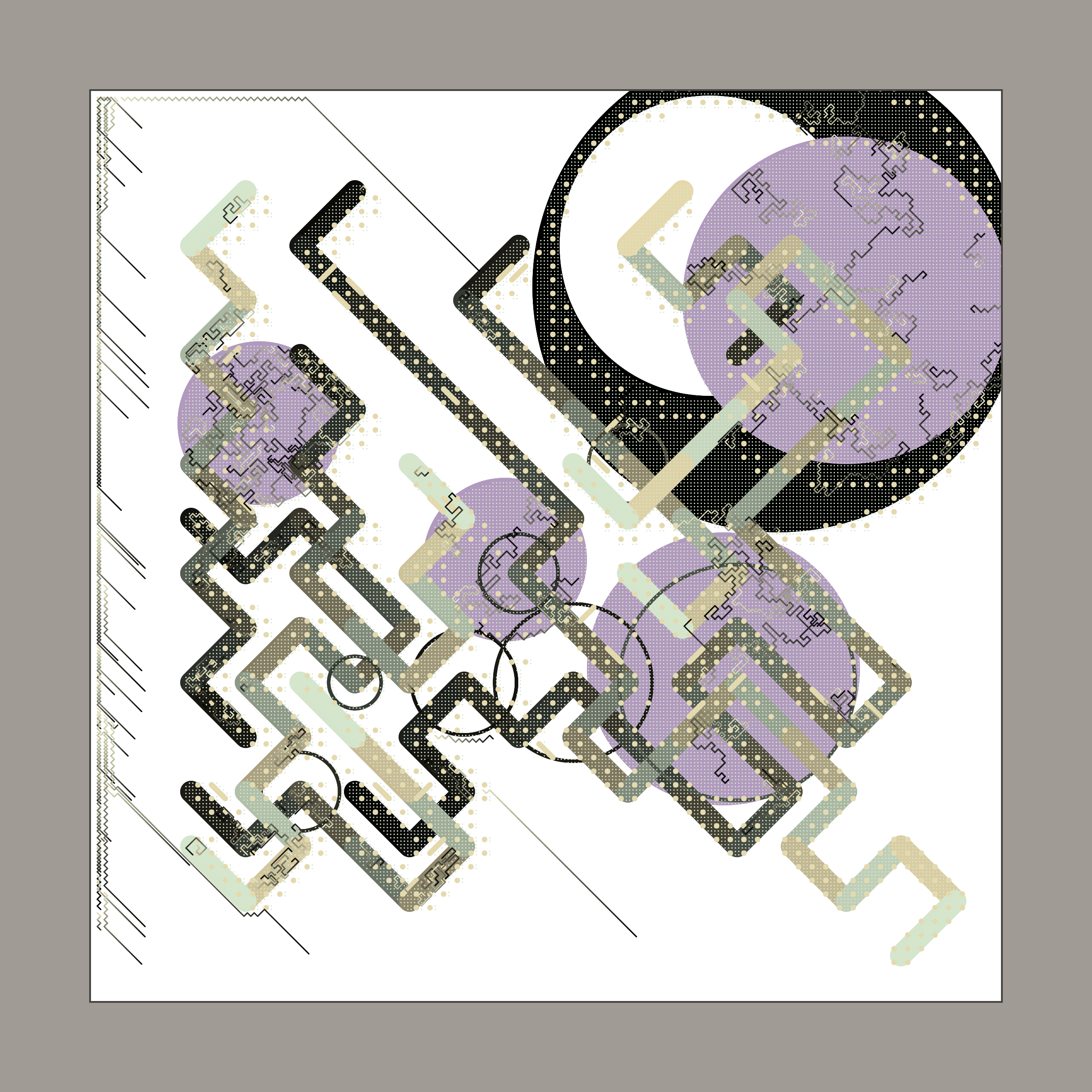 Art Blocks - Art Blocks v2 - Abstraction #45 - NFT # 69000045