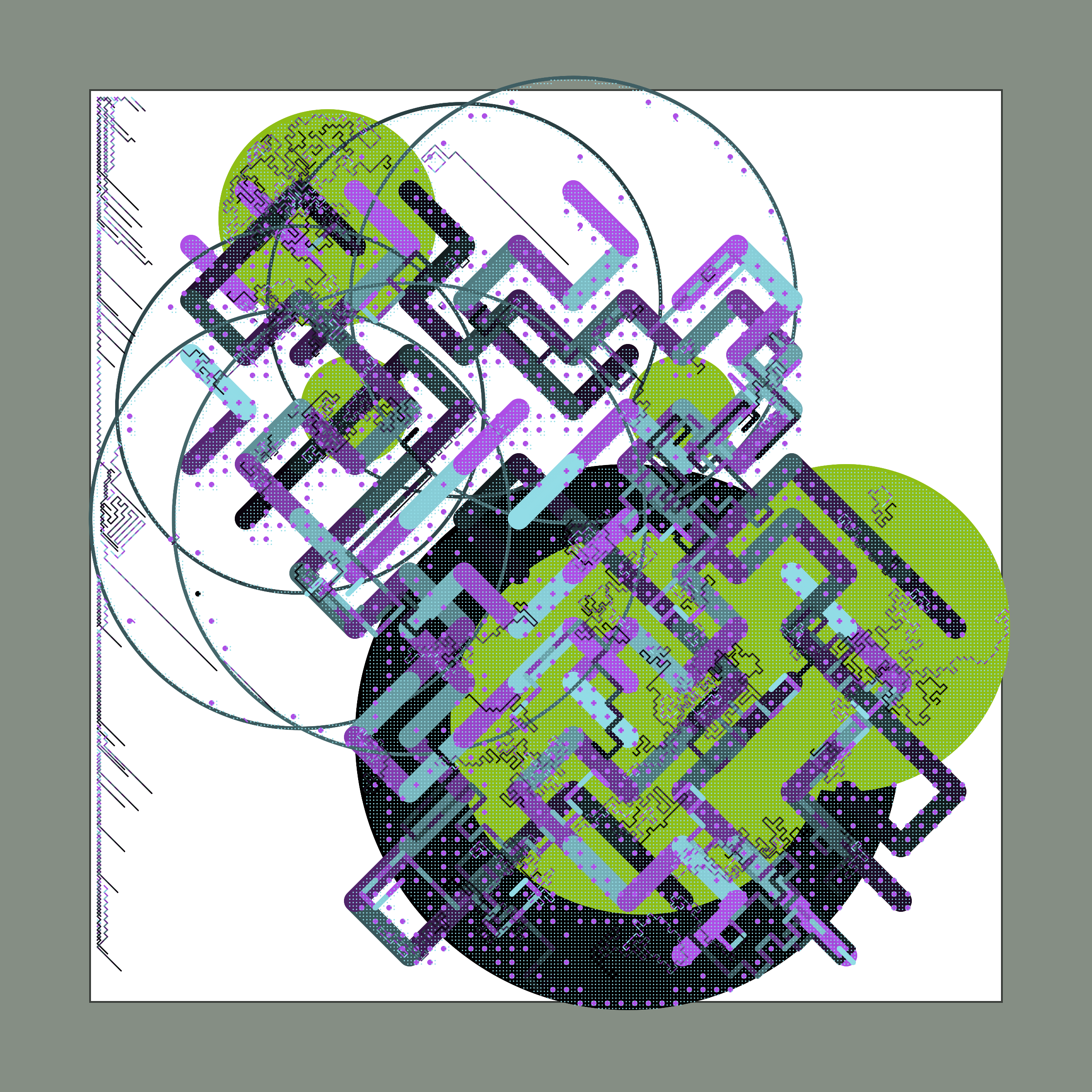 Art Blocks - Art Blocks v2 - Abstraction #46 - NFT # 69000046