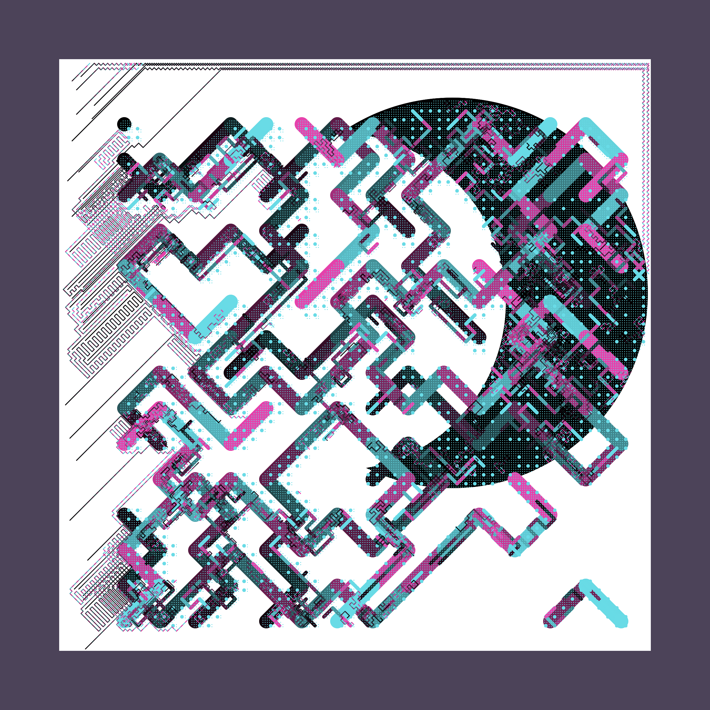 Art Blocks - Art Blocks v2 - Abstraction #48 - NFT # 69000048