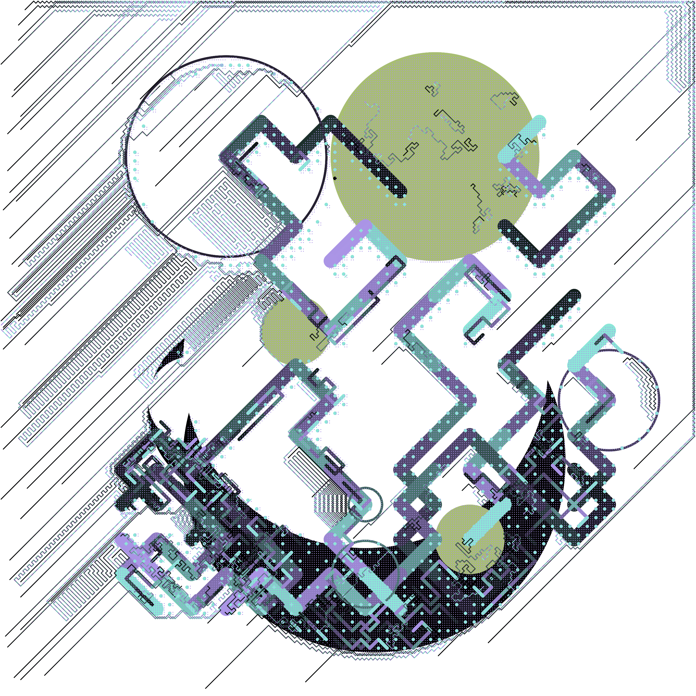 Art Blocks - Art Blocks v2 - Abstraction #50 - NFT # 69000050