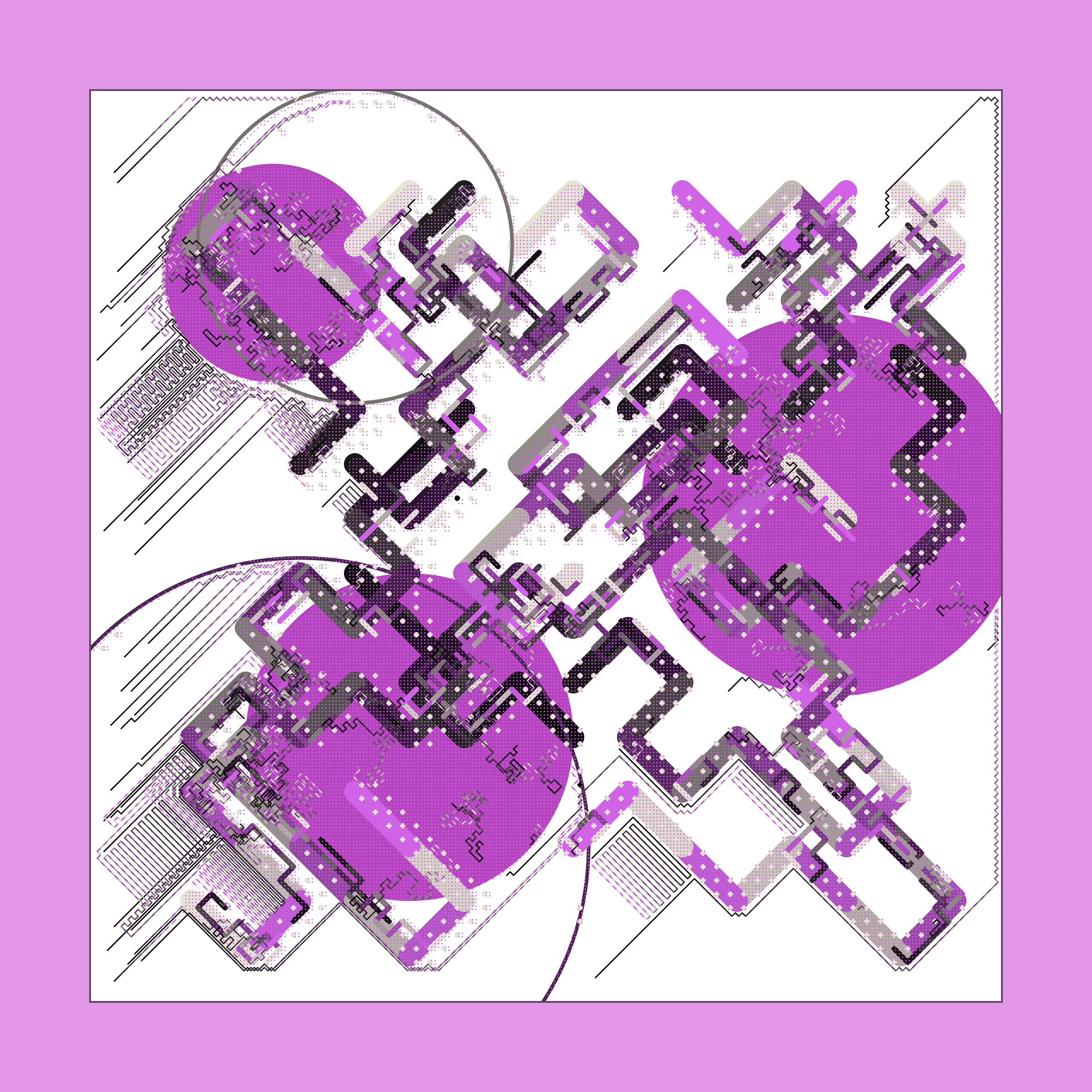 Art Blocks - Art Blocks v2 - Abstraction #53 - NFT # 69000053