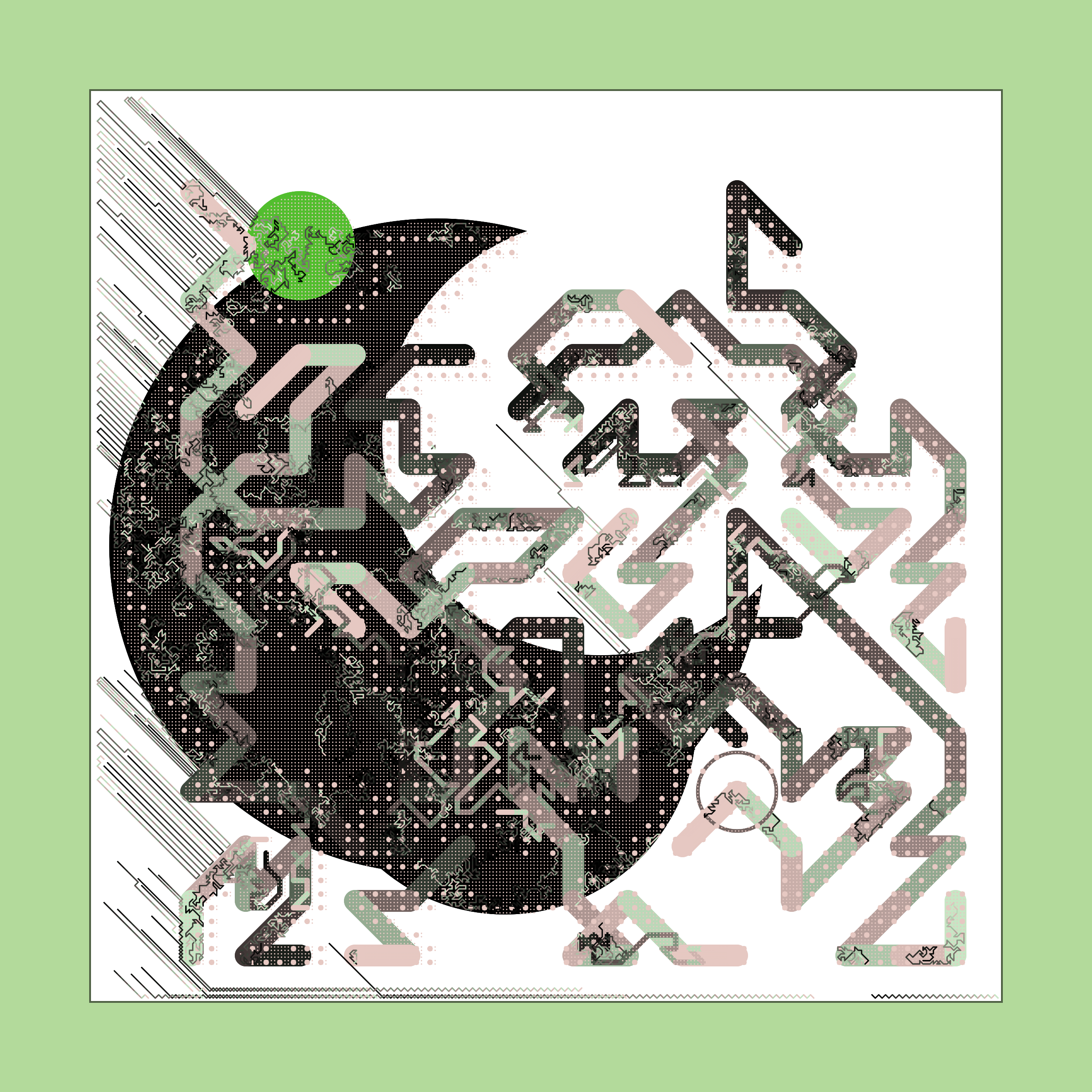 Art Blocks - Art Blocks v2 - Abstraction #54 - NFT # 69000054