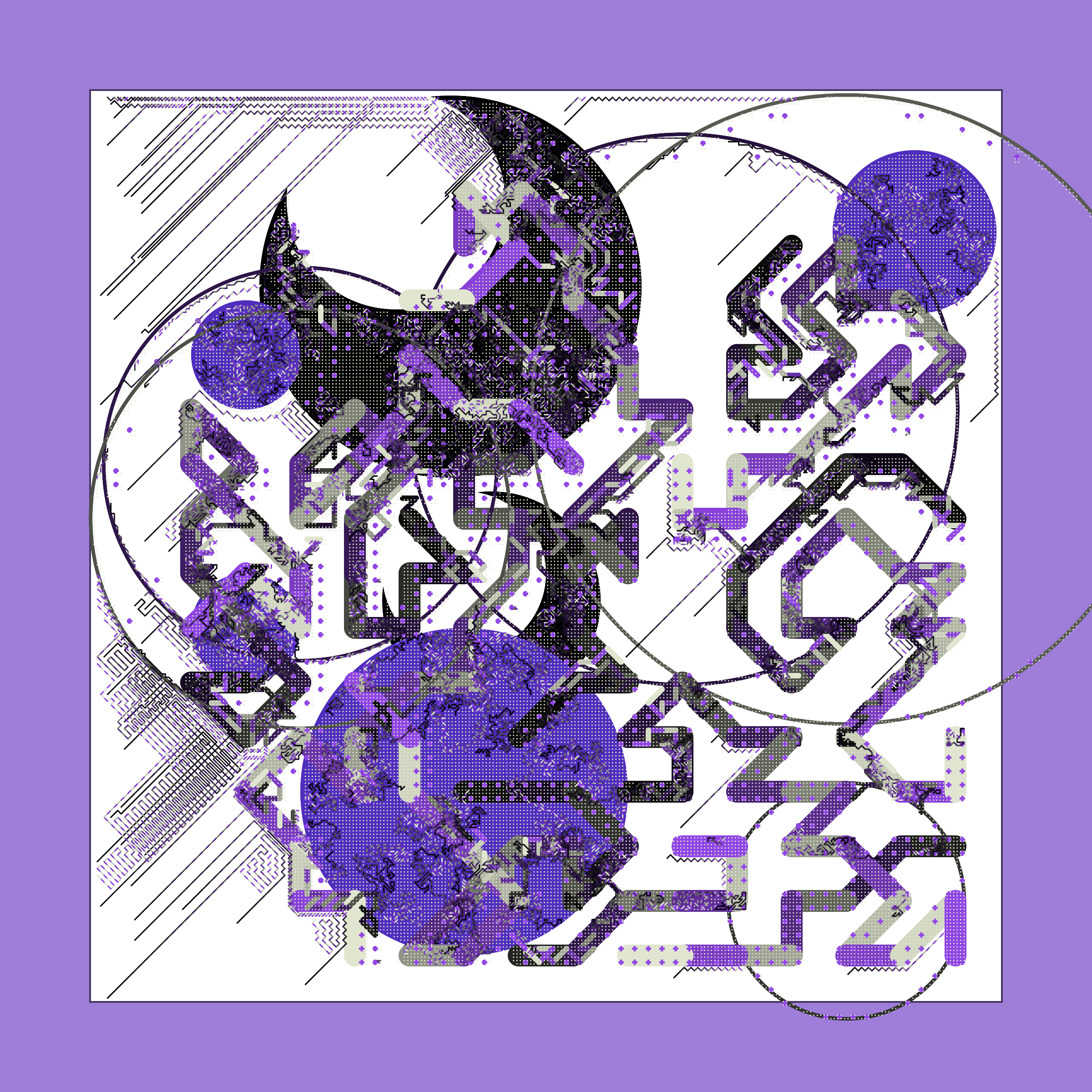 Art Blocks - Art Blocks v2 - Abstraction #55 - NFT # 69000055