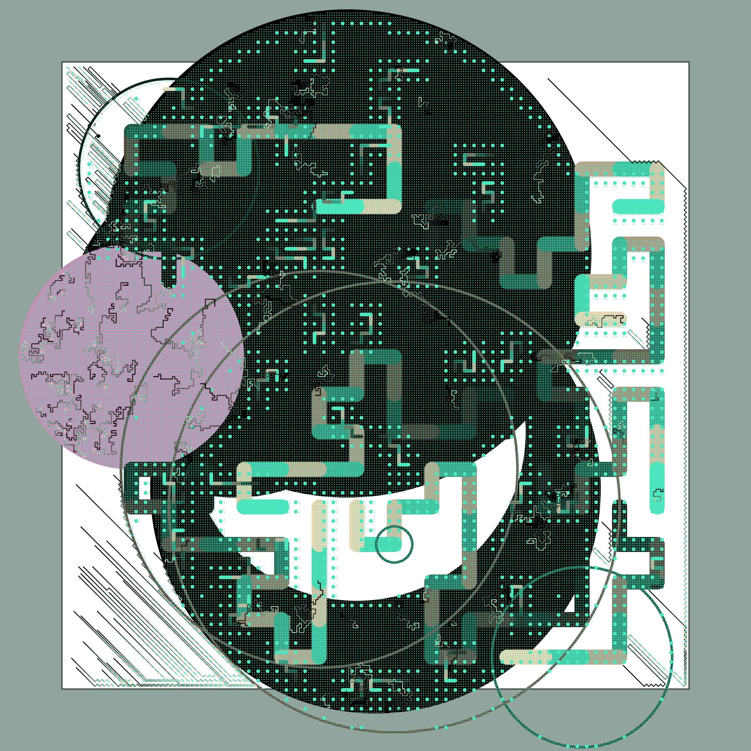 Art Blocks - Art Blocks v2 - Abstraction #56 - NFT # 69000056