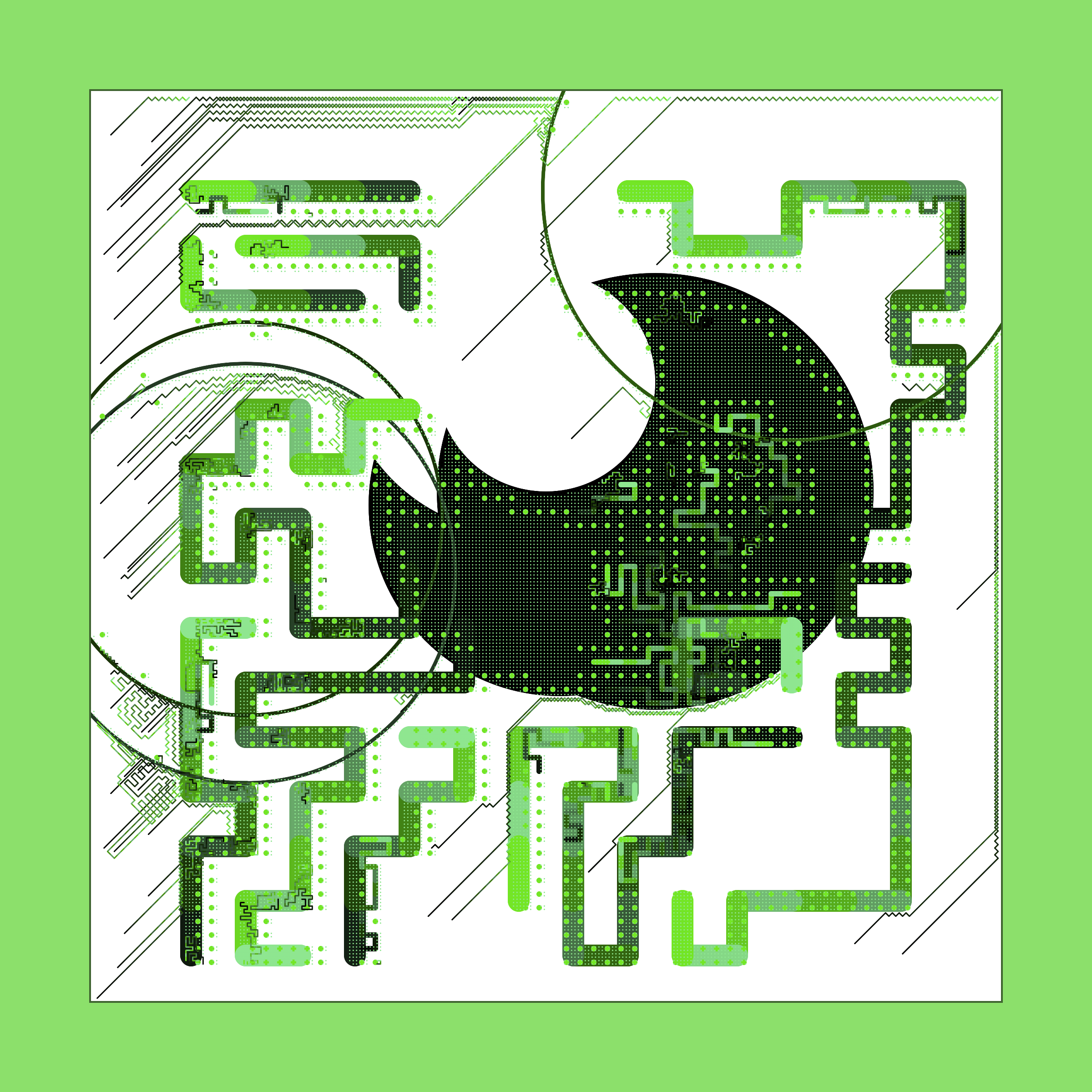 Art Blocks - Art Blocks v2 - Abstraction #58 - NFT # 69000058