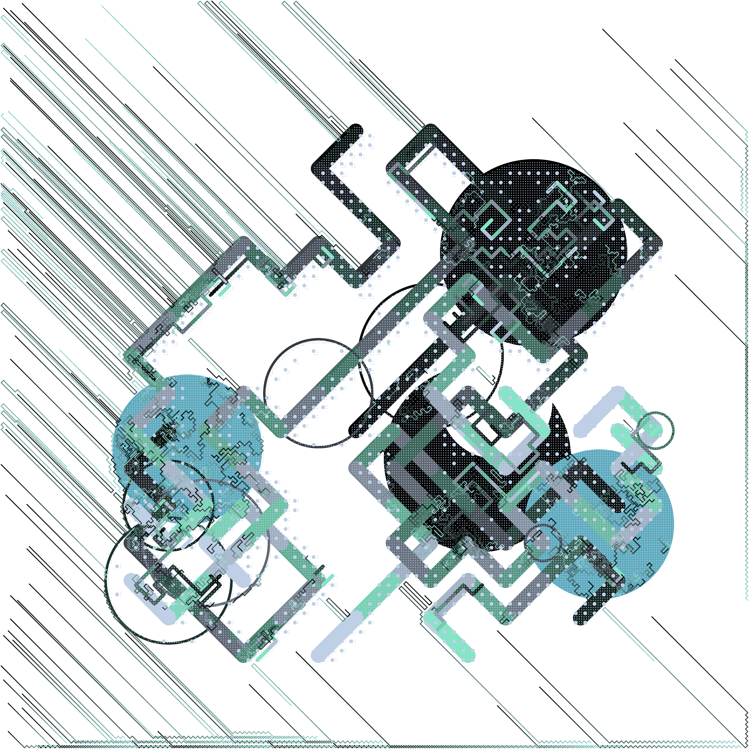 Art Blocks - Art Blocks v2 - Abstraction #61 - NFT # 69000061