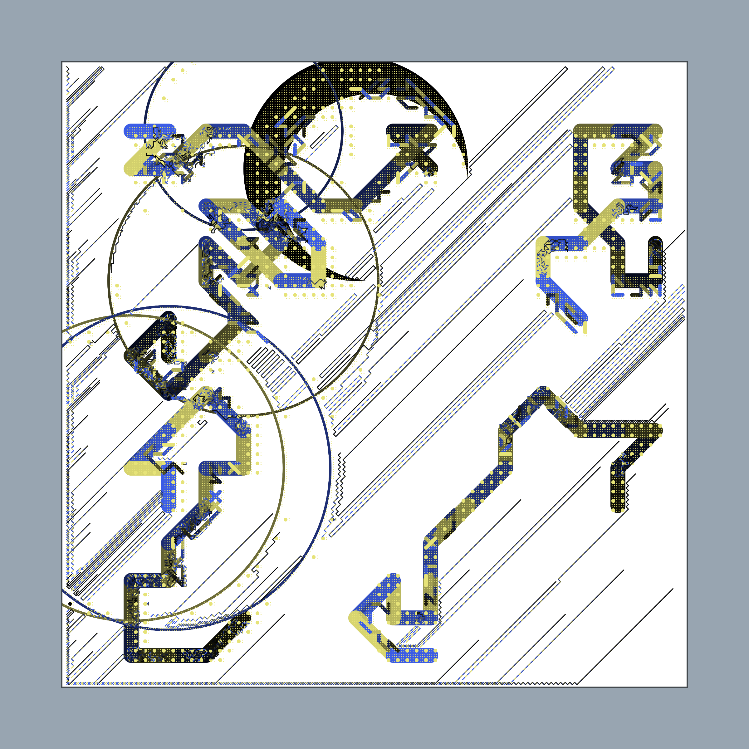 Art Blocks - Art Blocks v2 - Abstraction #64 - NFT # 69000064