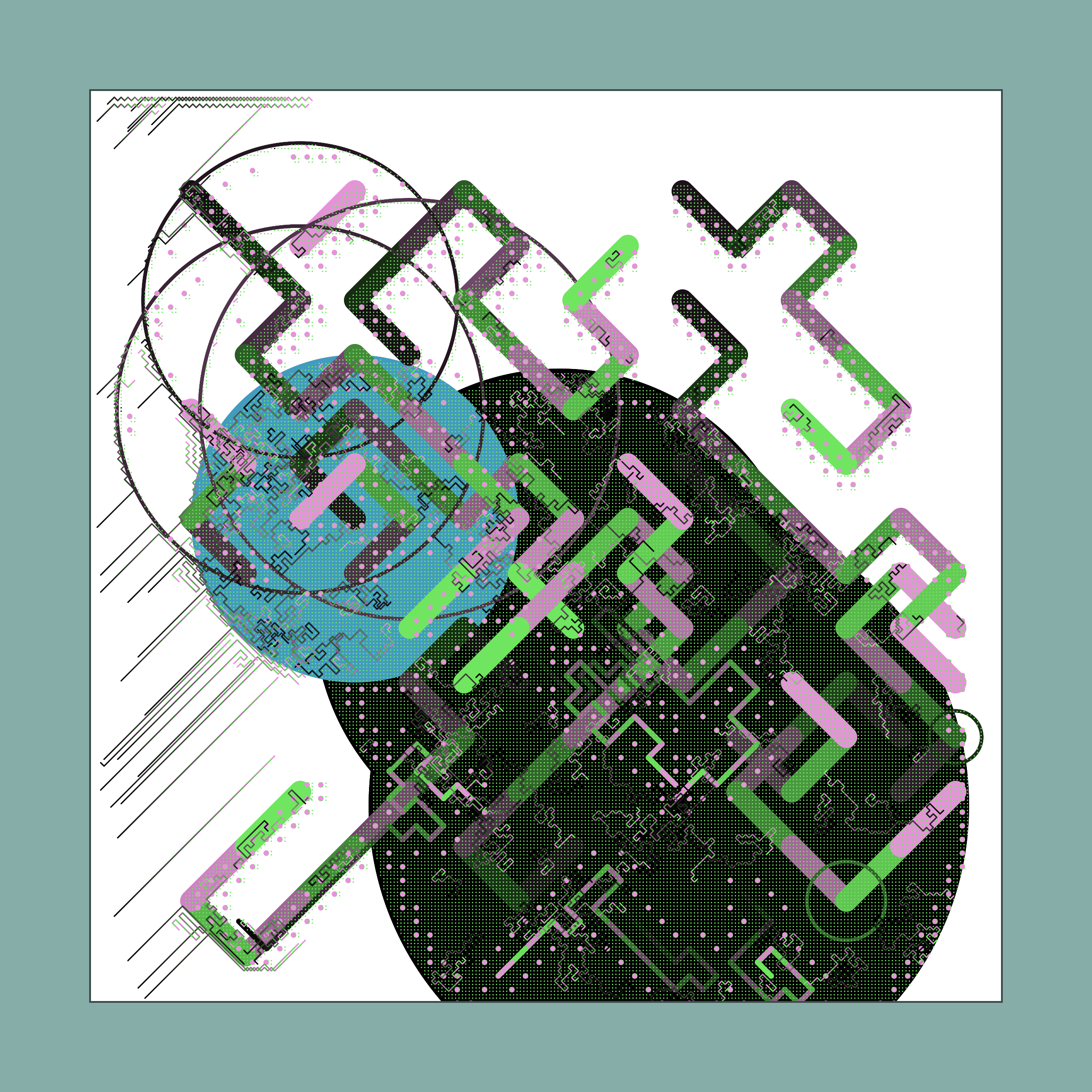 Art Blocks - Art Blocks v2 - Abstraction #65 - NFT # 69000065