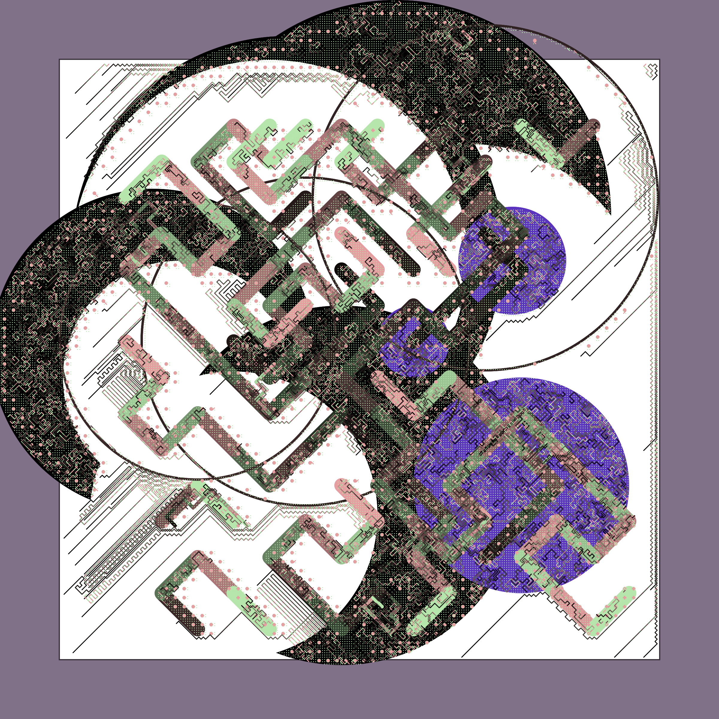 Art Blocks - Art Blocks v2 - Abstraction #66 - NFT # 69000066