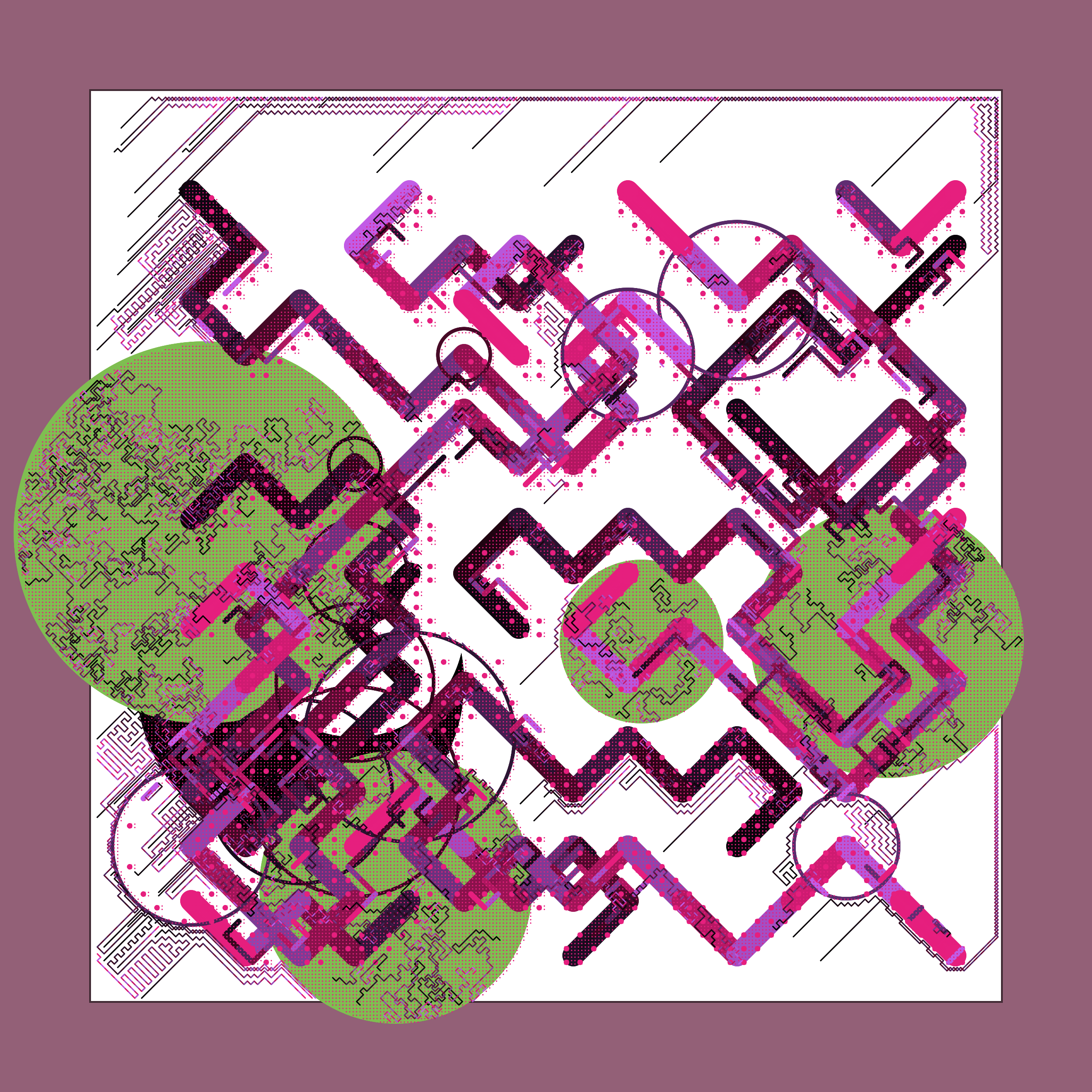 Art Blocks - Art Blocks v2 - Abstraction #67 - NFT # 69000067