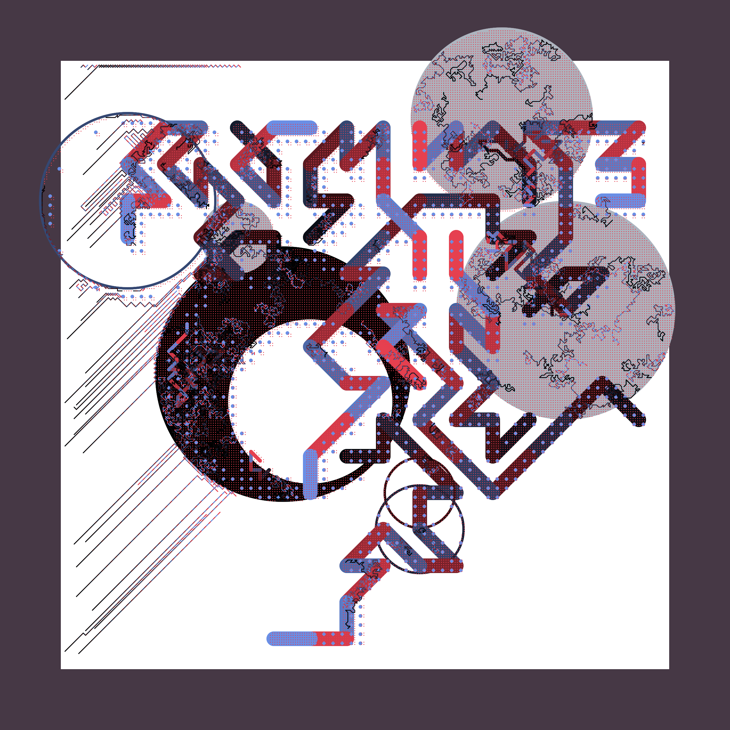 Art Blocks - Art Blocks v2 - Abstraction #68 - NFT # 69000068