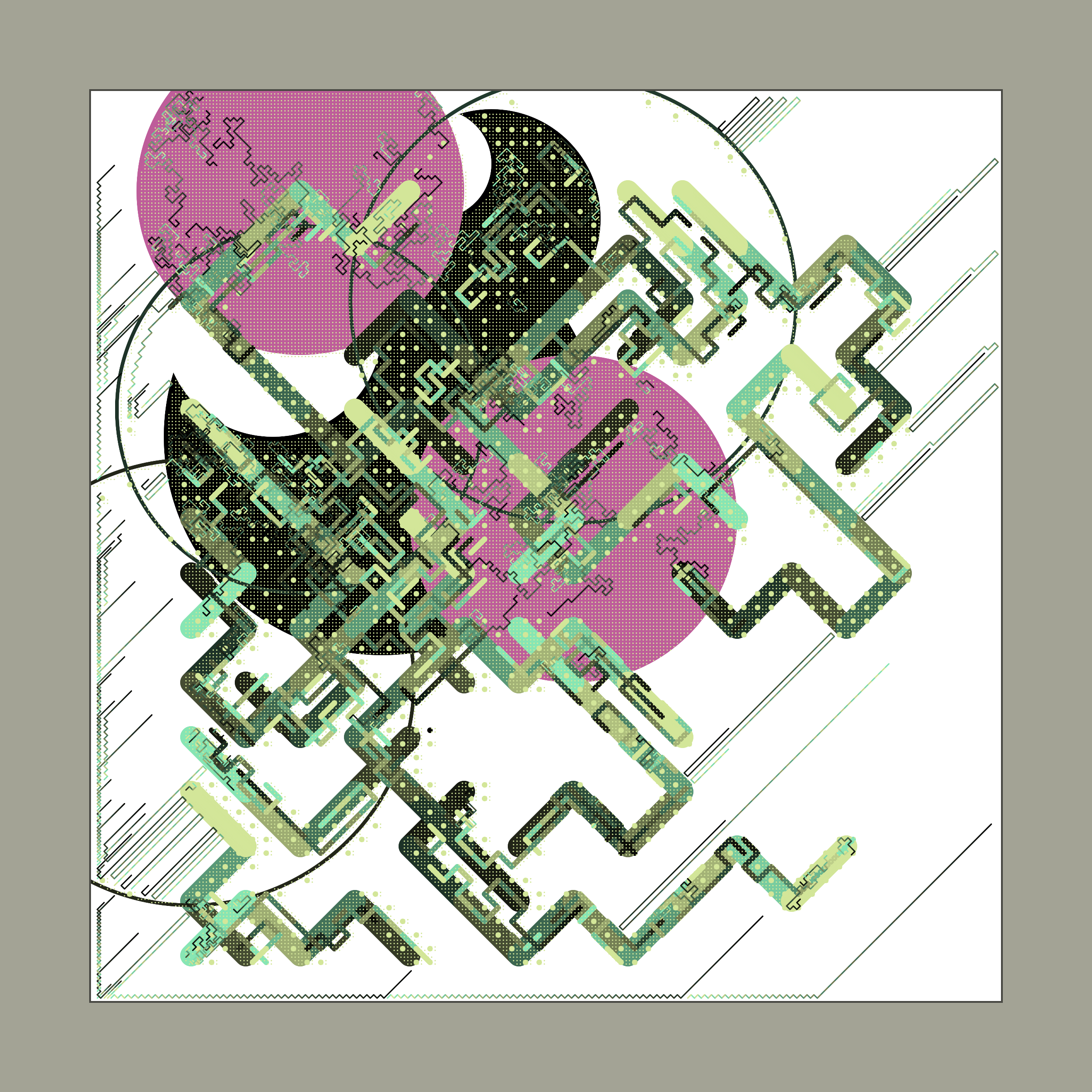 Art Blocks - Art Blocks v2 - Abstraction #69 - NFT # 69000069