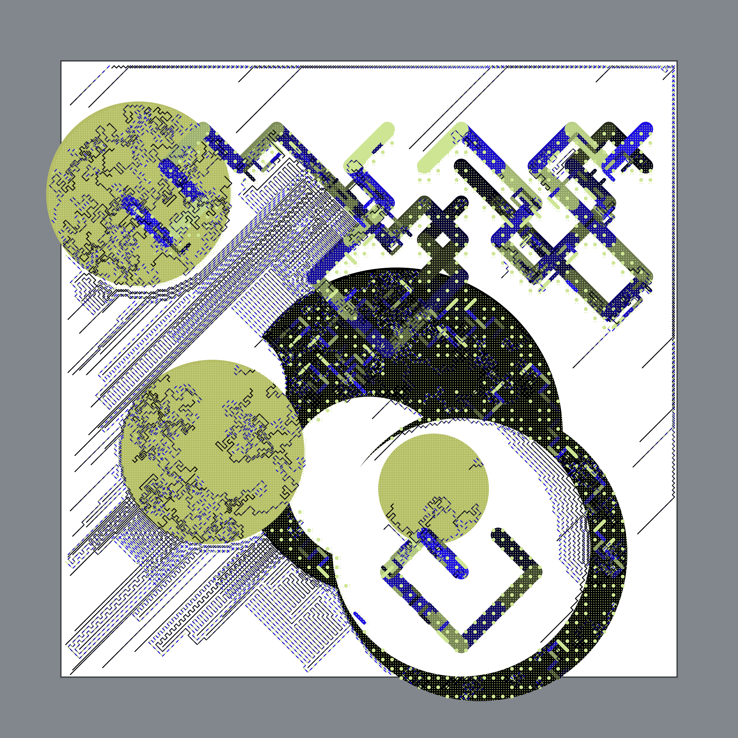 Art Blocks - Art Blocks v2 - Abstraction #71 - NFT # 69000071