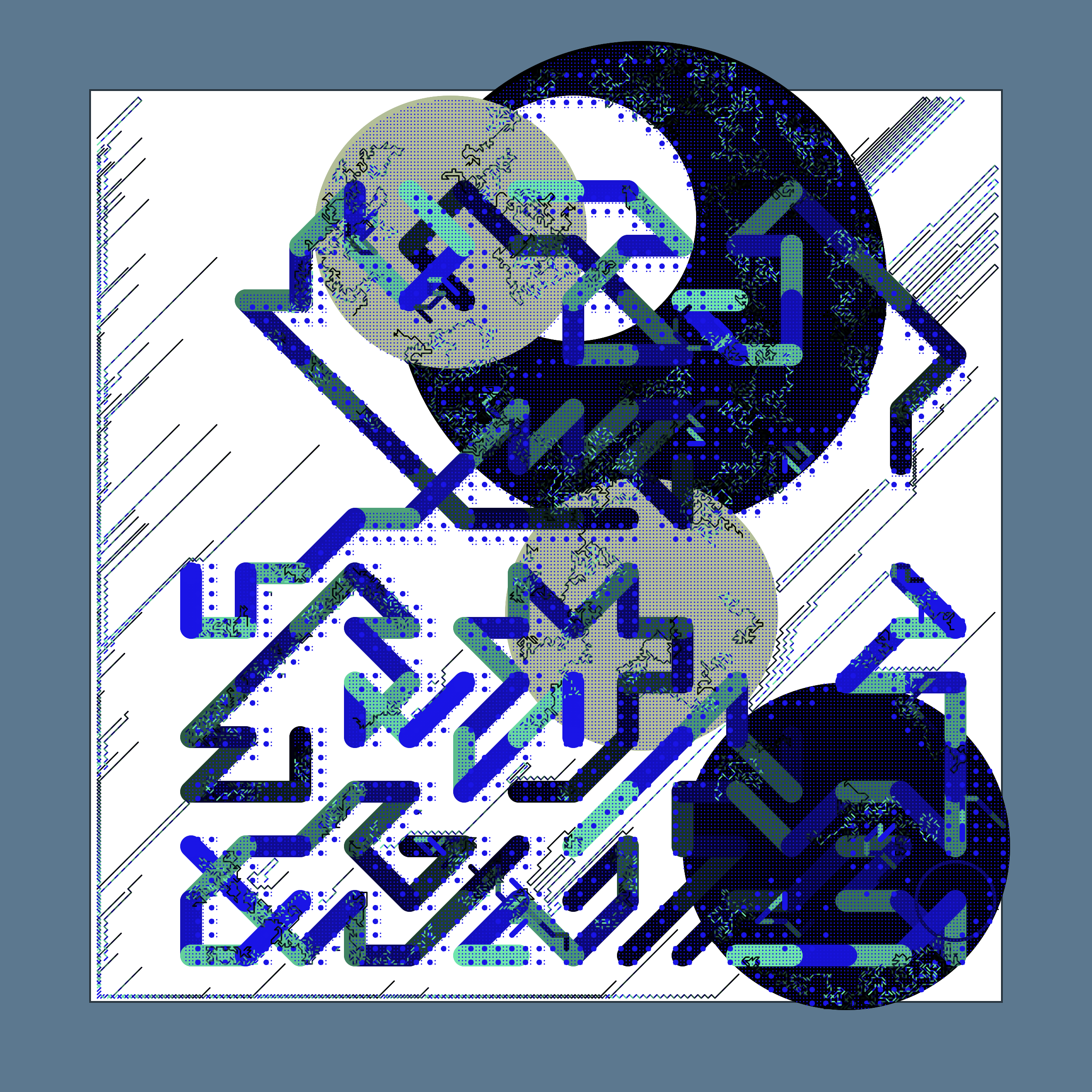 Art Blocks - Art Blocks v2 - Abstraction #72 - NFT # 69000072