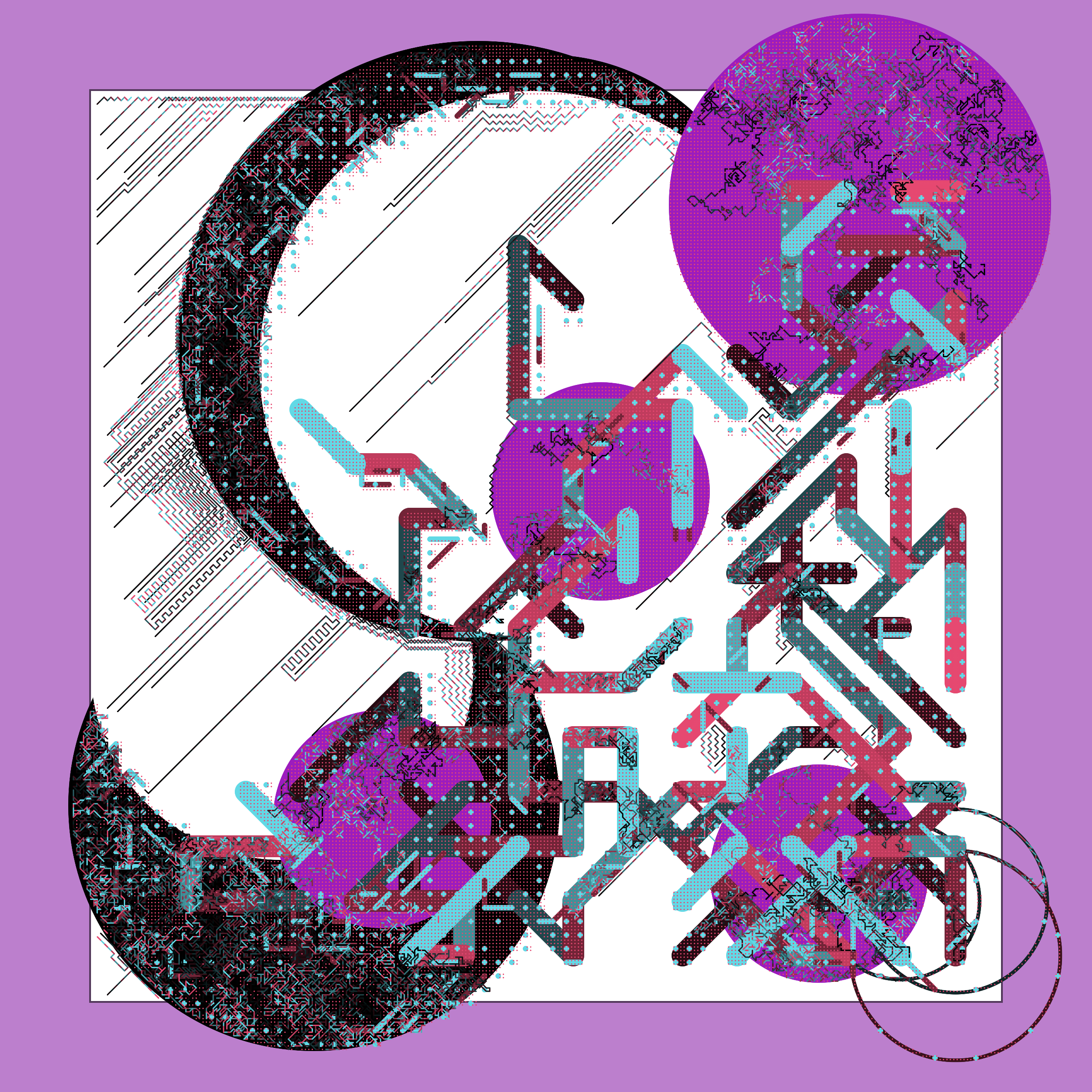 Art Blocks - Art Blocks v2 - Abstraction #75 - NFT # 69000075