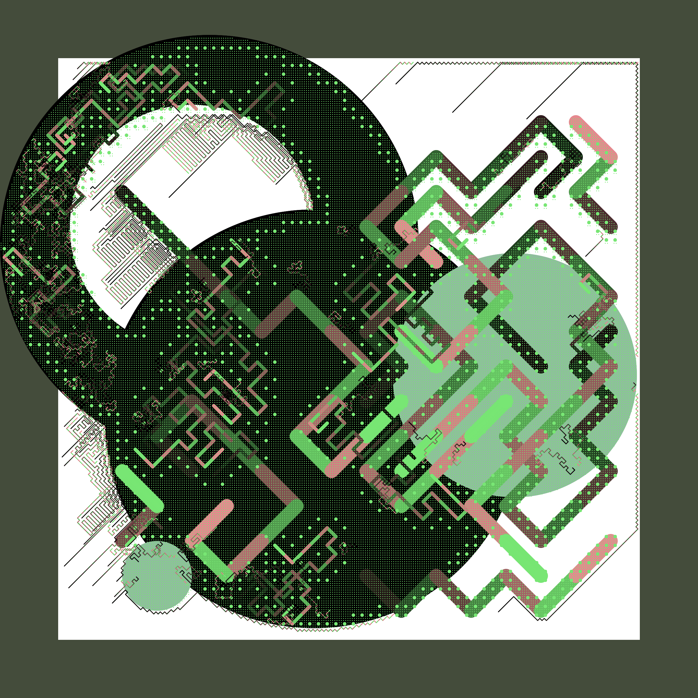 Art Blocks - Art Blocks v2 - Abstraction #77 - NFT # 69000077