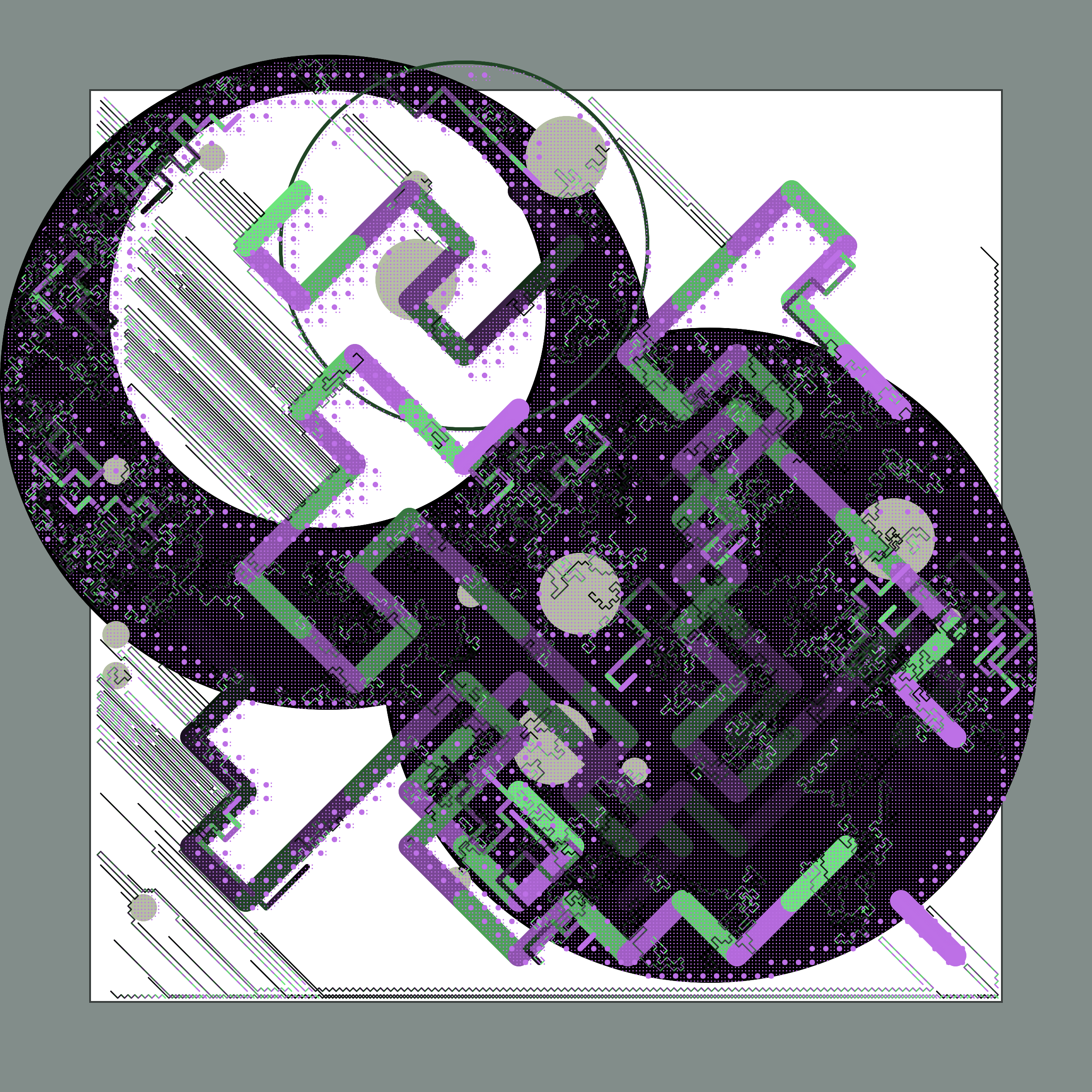 Art Blocks - Art Blocks v2 - Abstraction #82 - NFT # 69000082