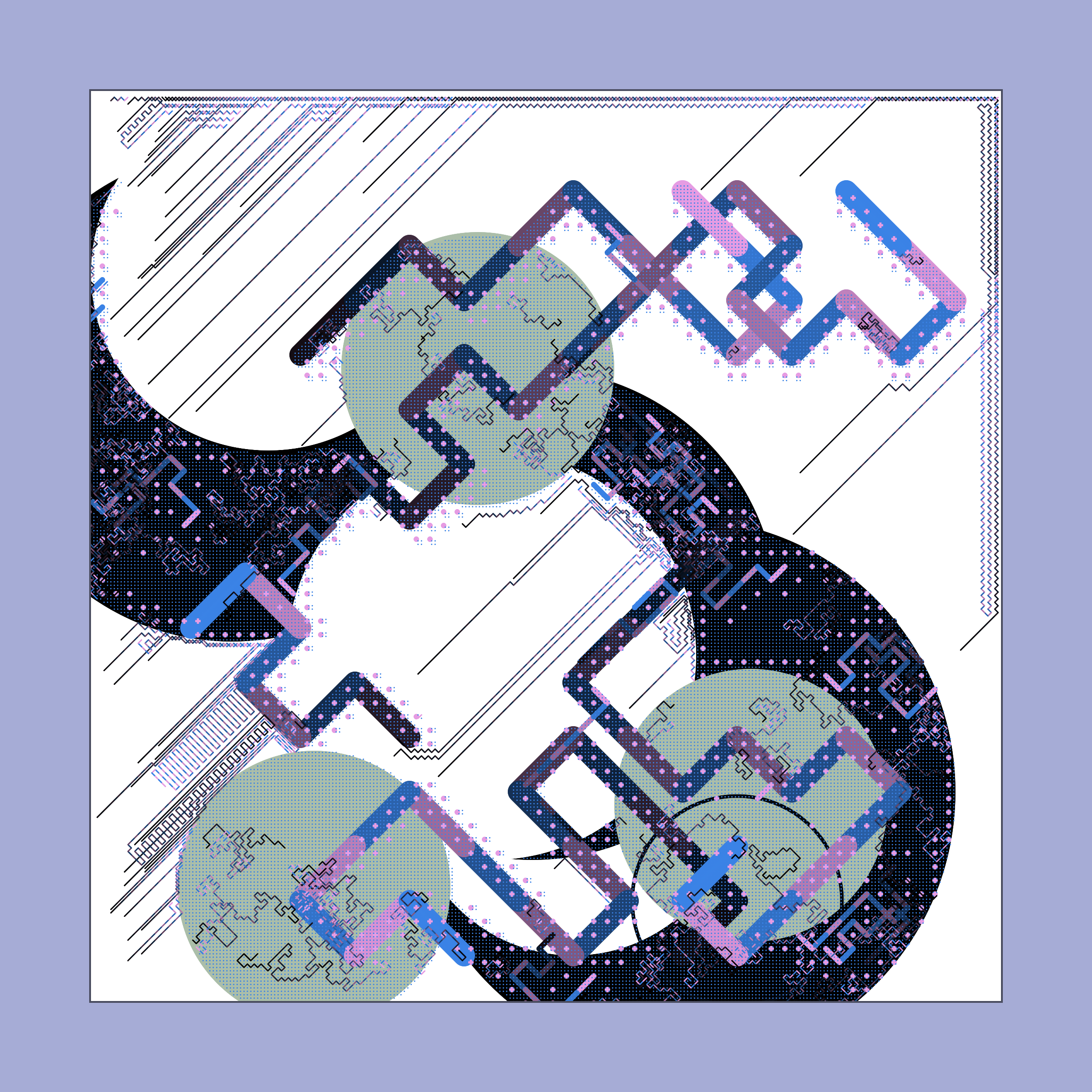 Art Blocks - Art Blocks v2 - Abstraction #86 - NFT # 69000086