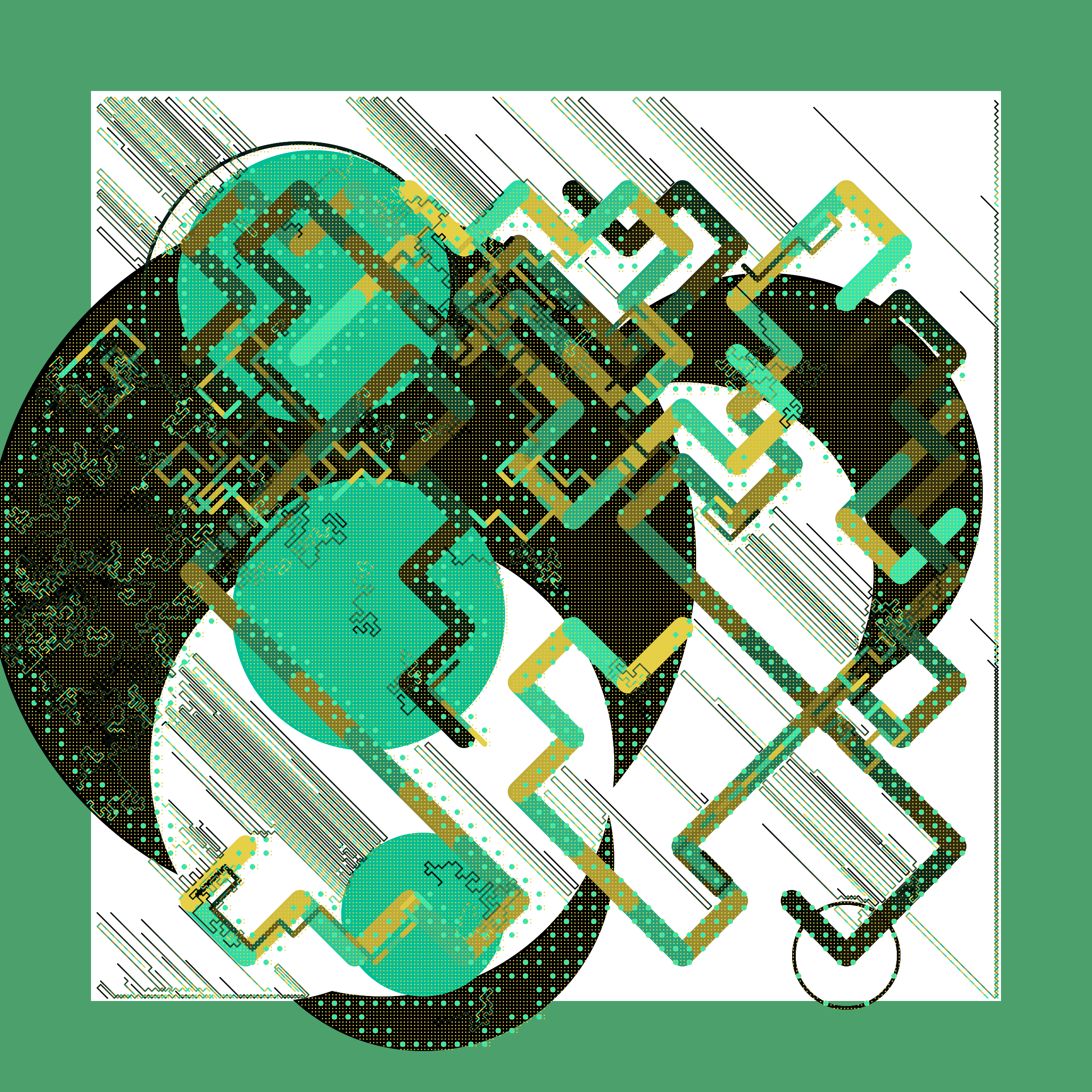 Art Blocks - Art Blocks v2 - Abstraction #87 - NFT # 69000087