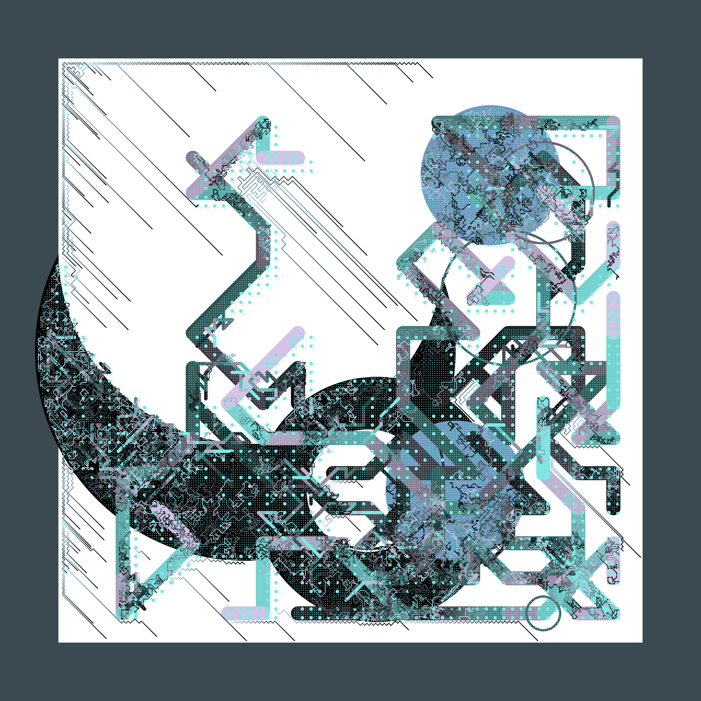 Art Blocks - Art Blocks v2 - Abstraction #90 - NFT # 69000090