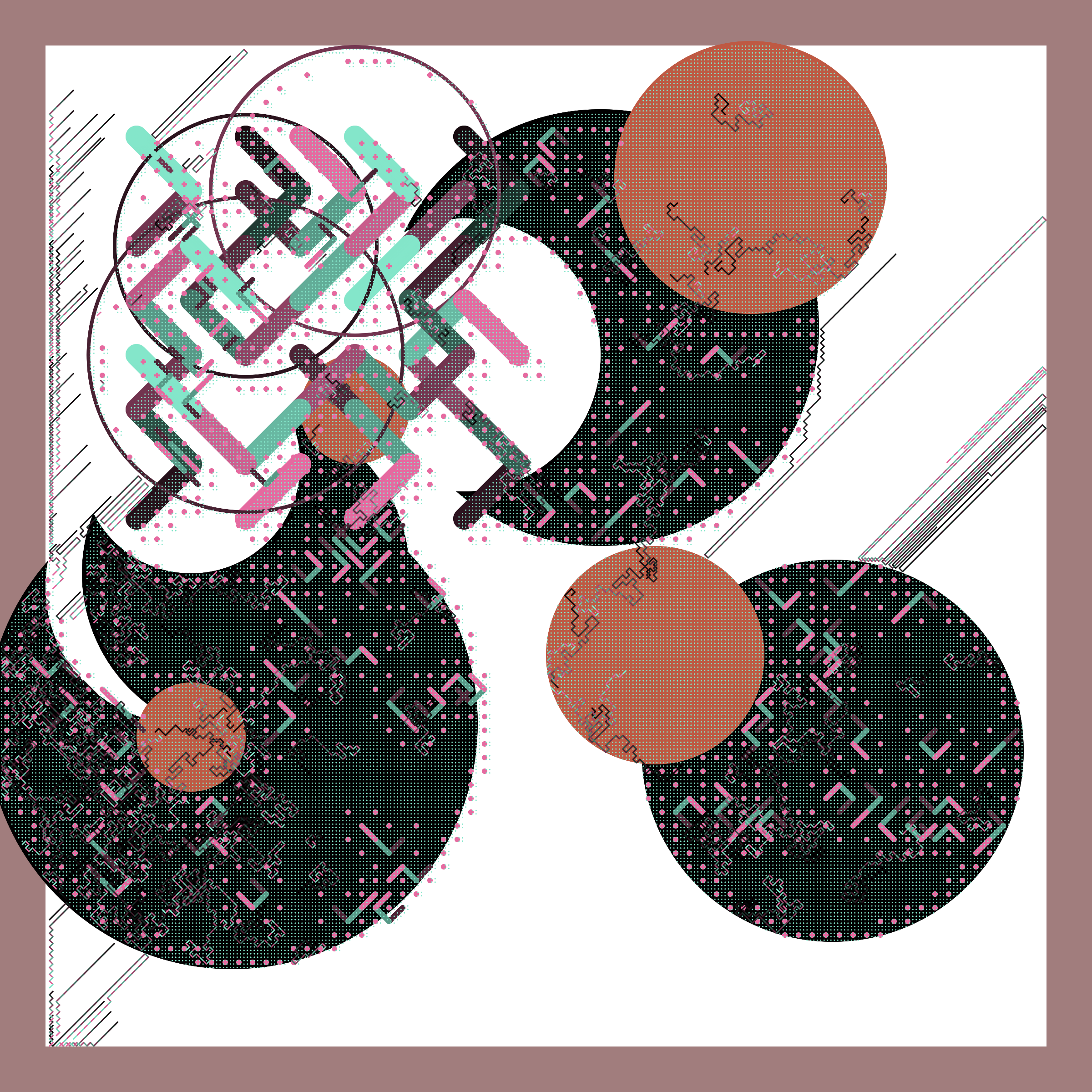 Art Blocks - Art Blocks v2 - Abstraction #91 - NFT # 69000091