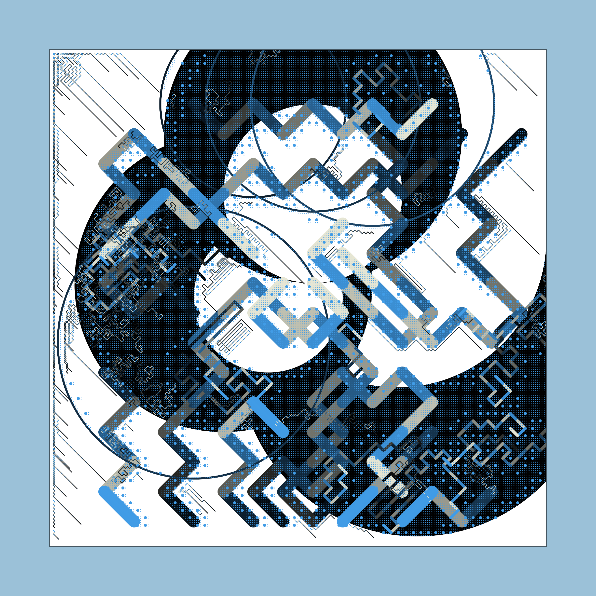 Art Blocks - Art Blocks v2 - Abstraction #92 - NFT # 69000092