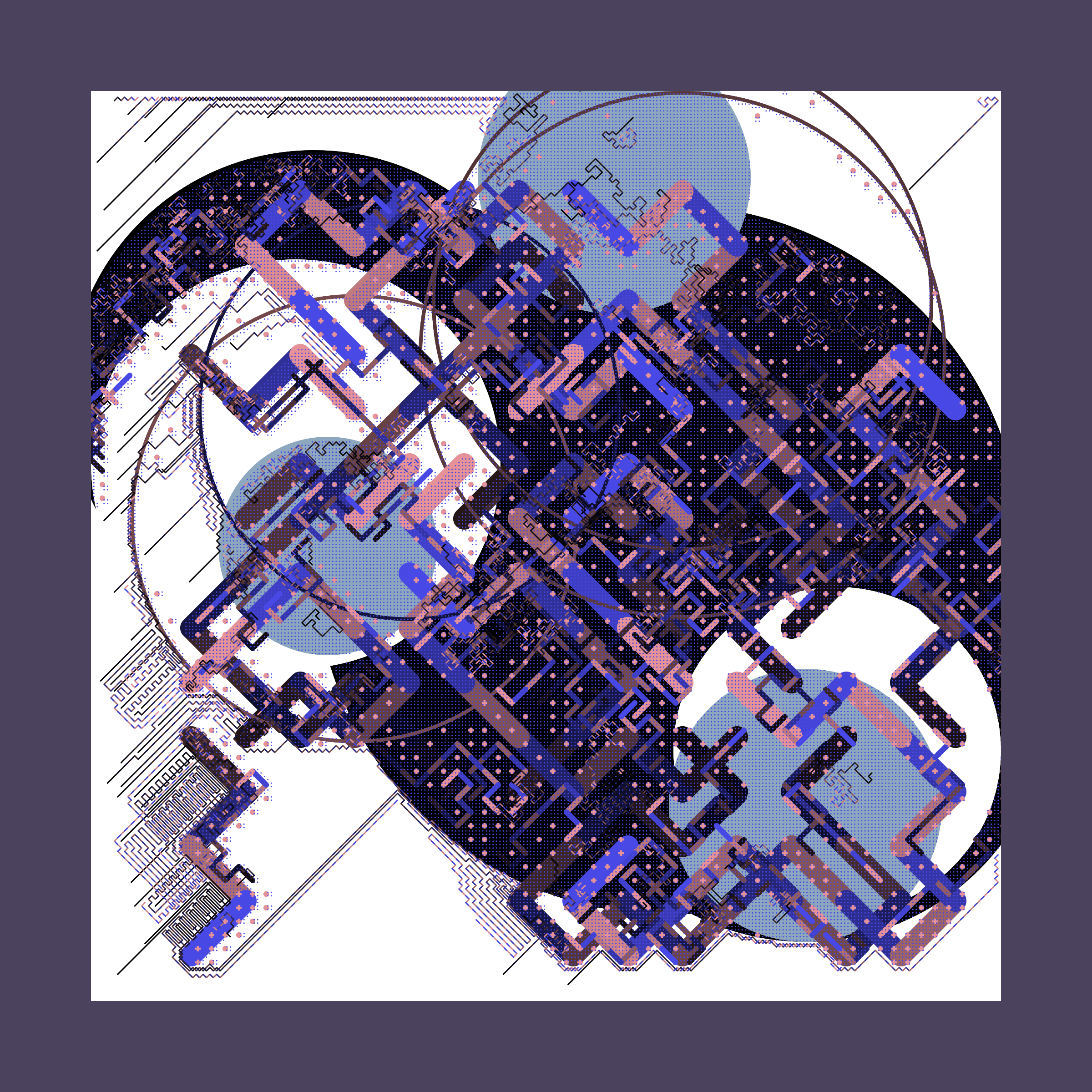 Art Blocks - Art Blocks v2 - Abstraction #93 - NFT # 69000093