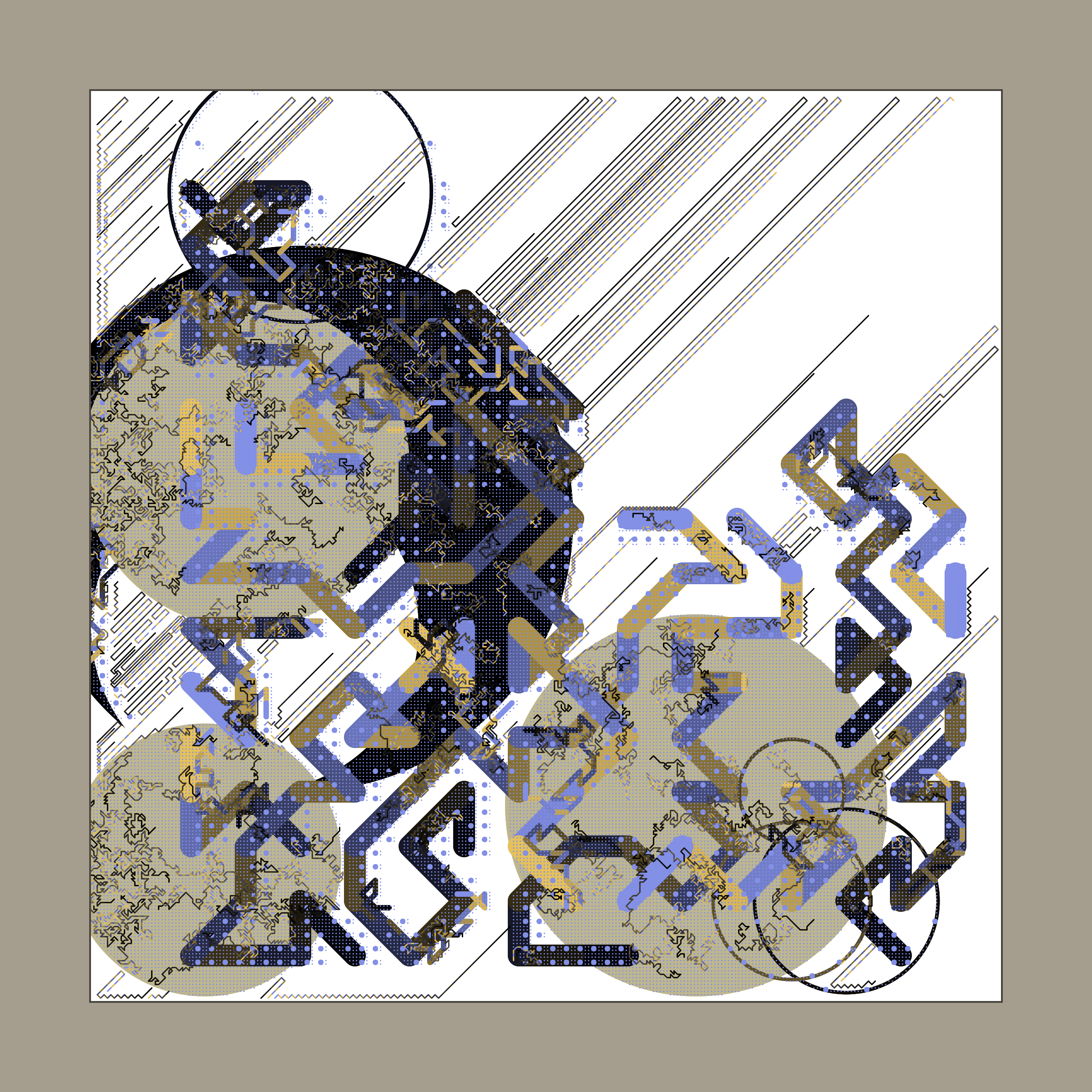 Art Blocks - Art Blocks v2 - Abstraction #94 - NFT # 69000094