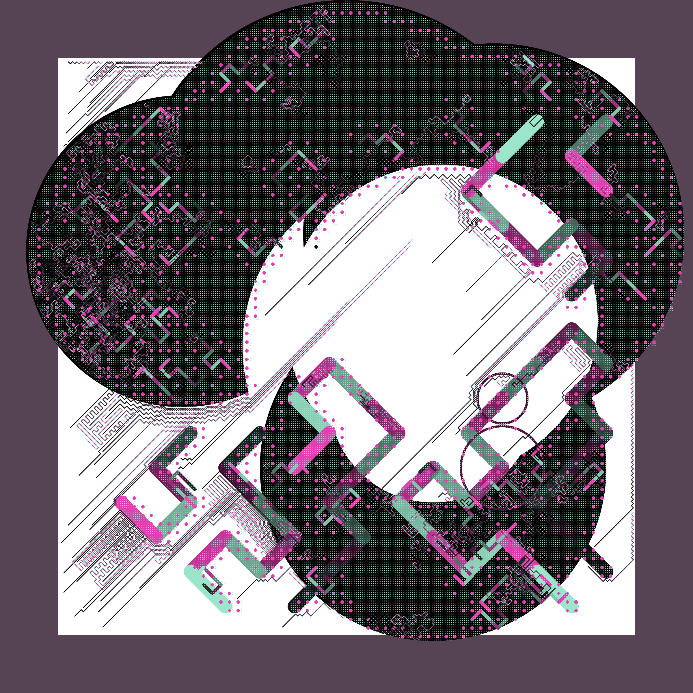 Art Blocks - Art Blocks v2 - Abstraction #96 - NFT # 69000096