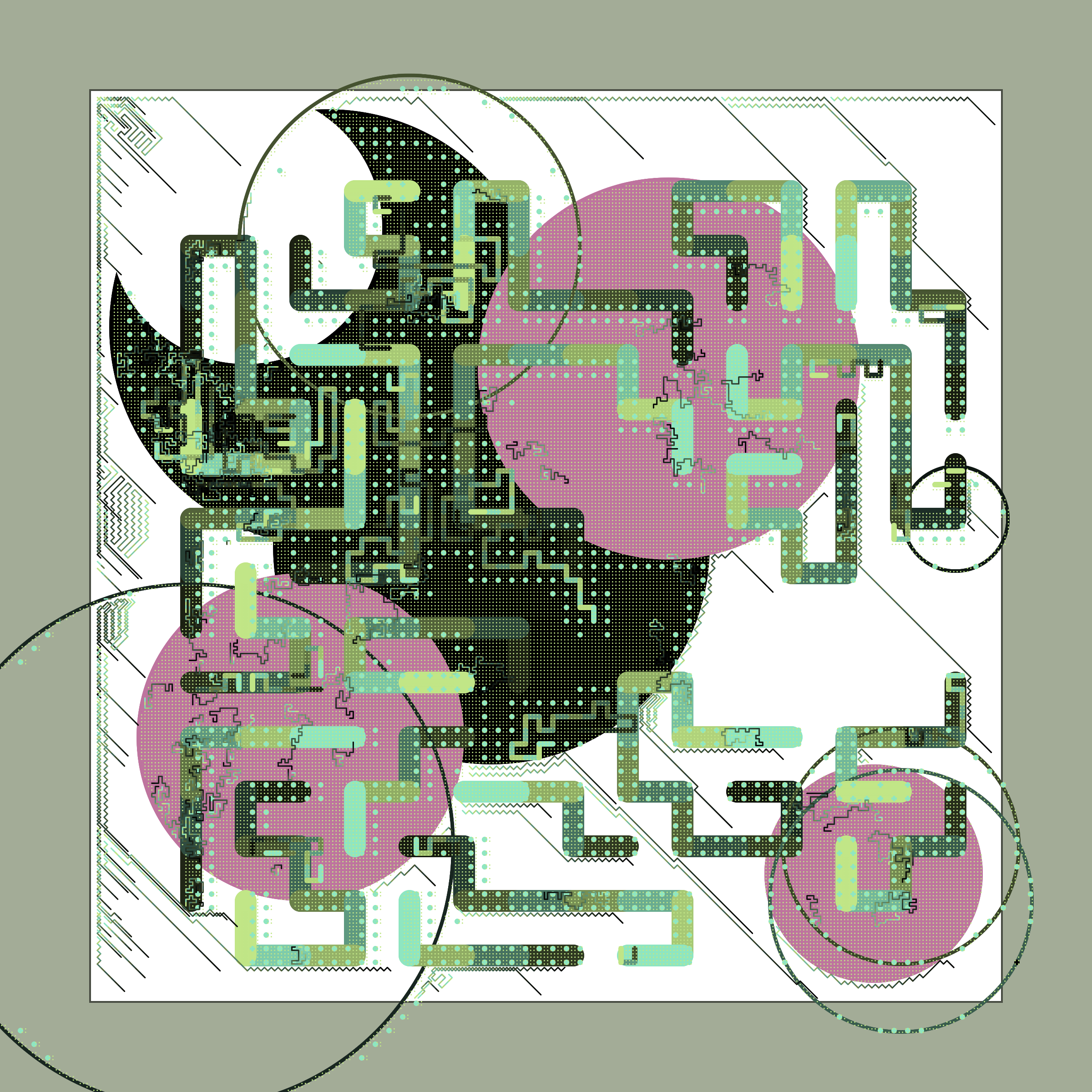 Art Blocks - Art Blocks v2 - Abstraction #97 - NFT # 69000097