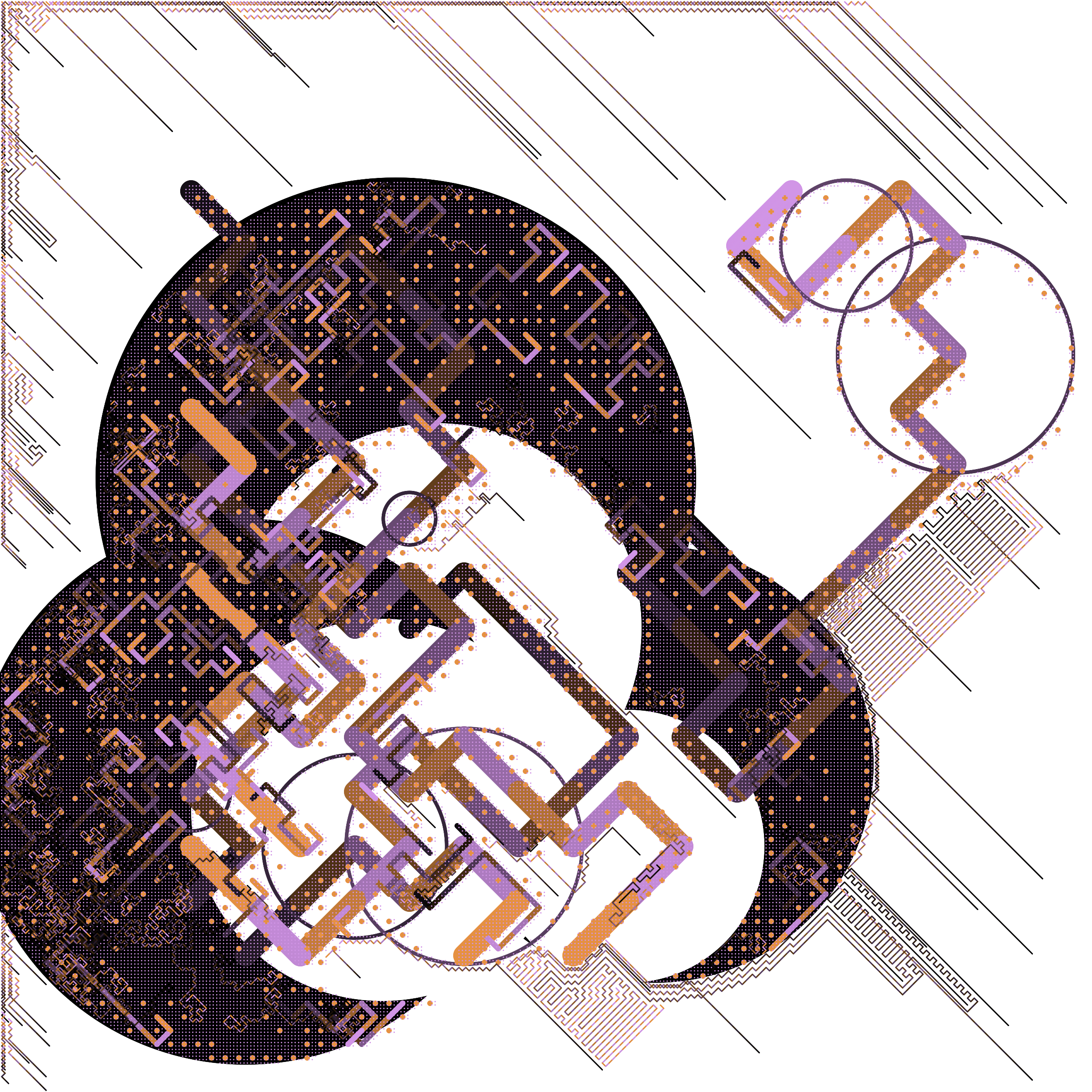 Art Blocks - Art Blocks v2 - Abstraction #100 - NFT # 69000100