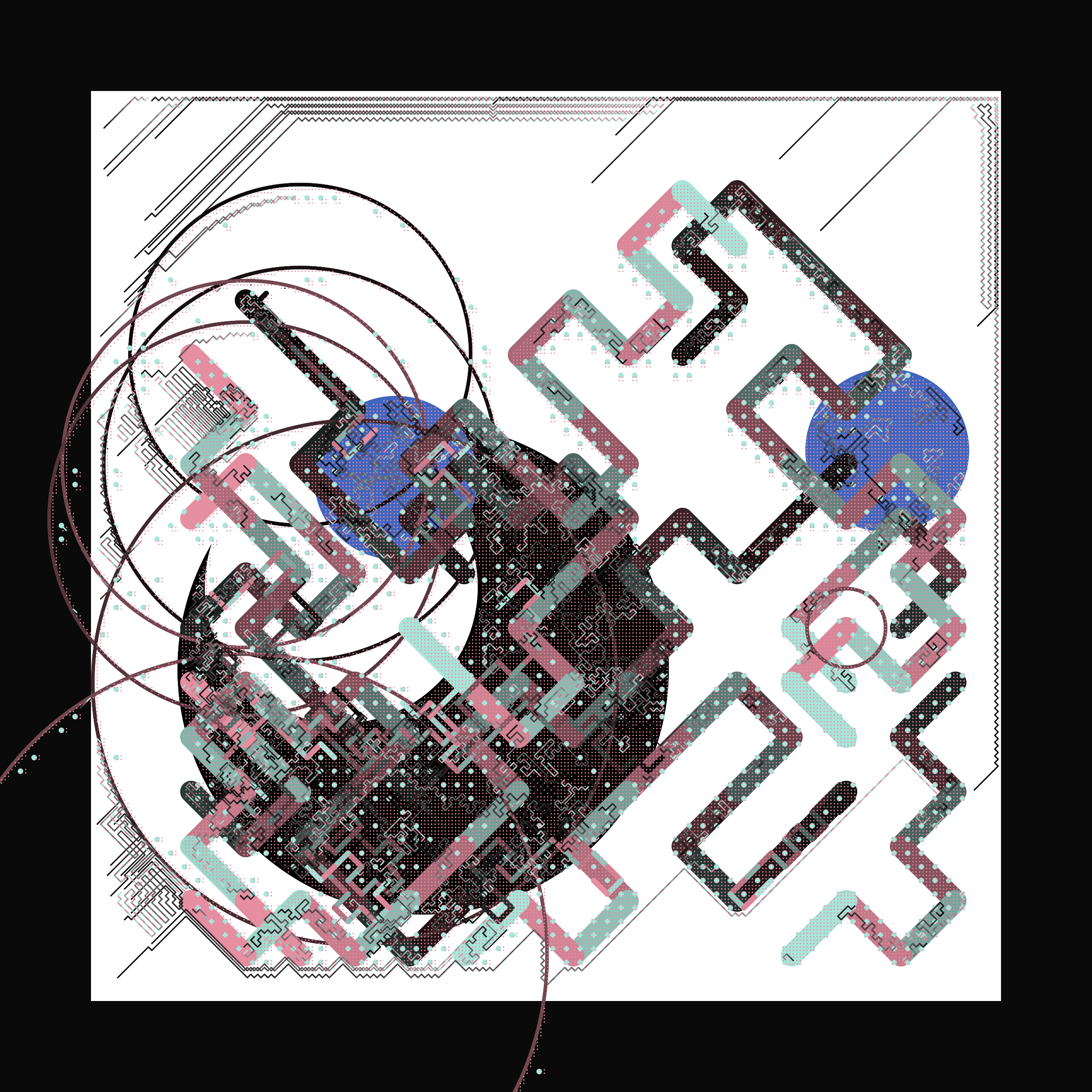 Art Blocks - Art Blocks v2 - Abstraction #103 - NFT # 69000103