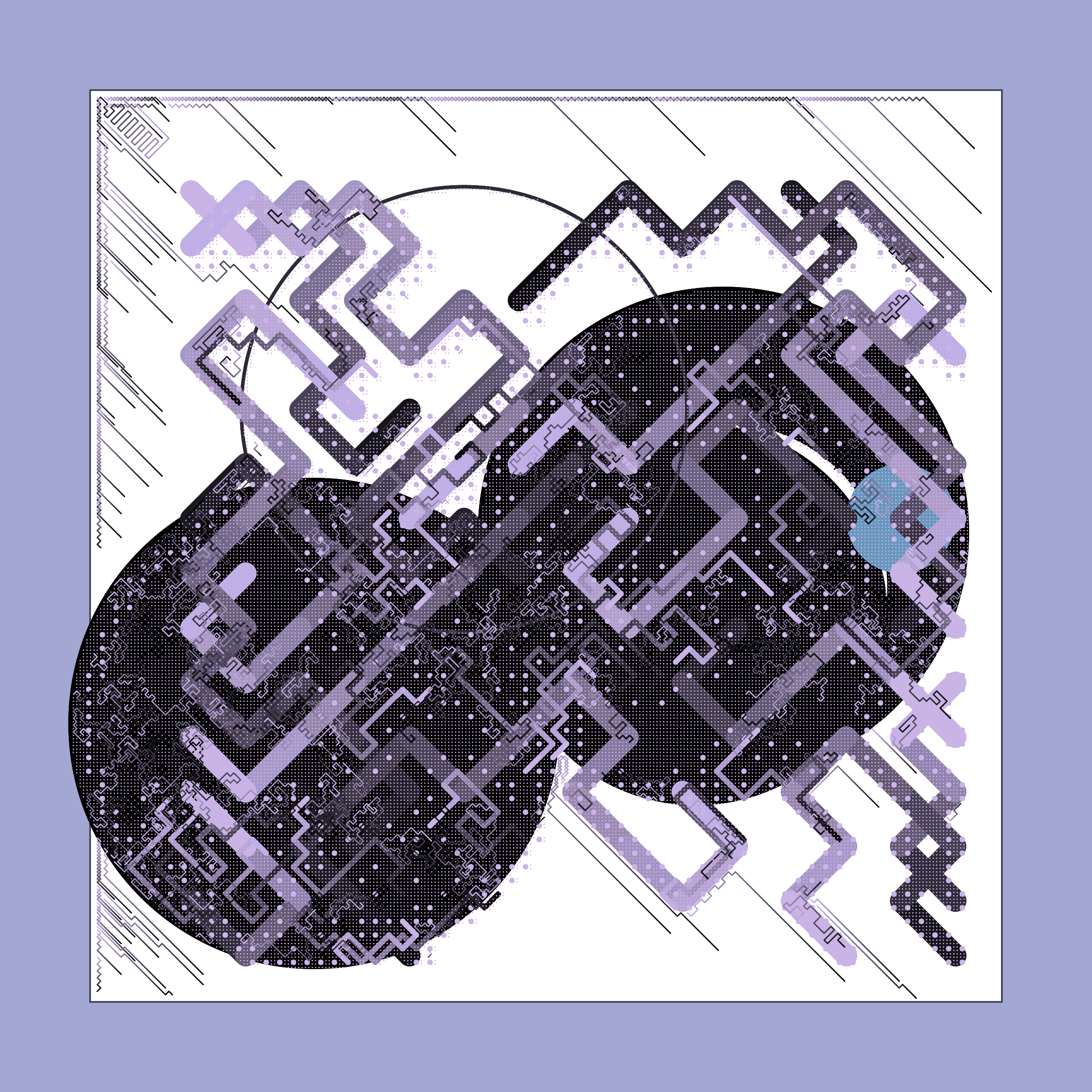 Art Blocks - Art Blocks v2 - Abstraction #105 - NFT # 69000105