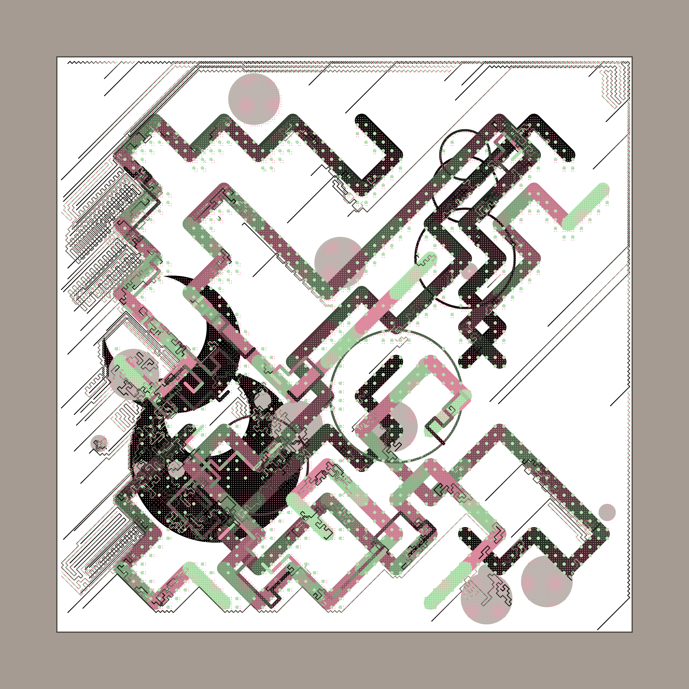 Art Blocks - Art Blocks v2 - Abstraction #109 - NFT # 69000109