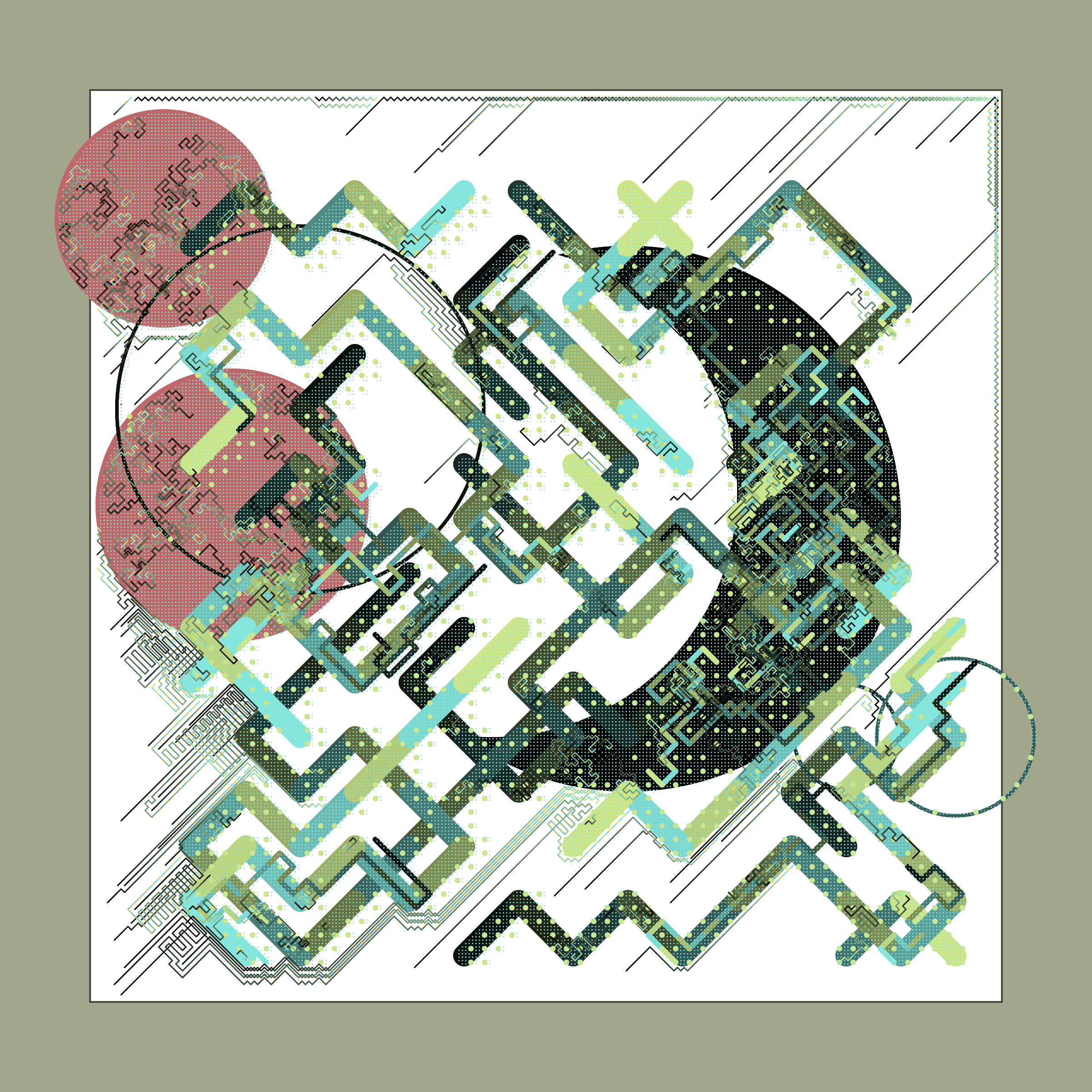 Art Blocks - Art Blocks v2 - Abstraction #111 - NFT # 69000111