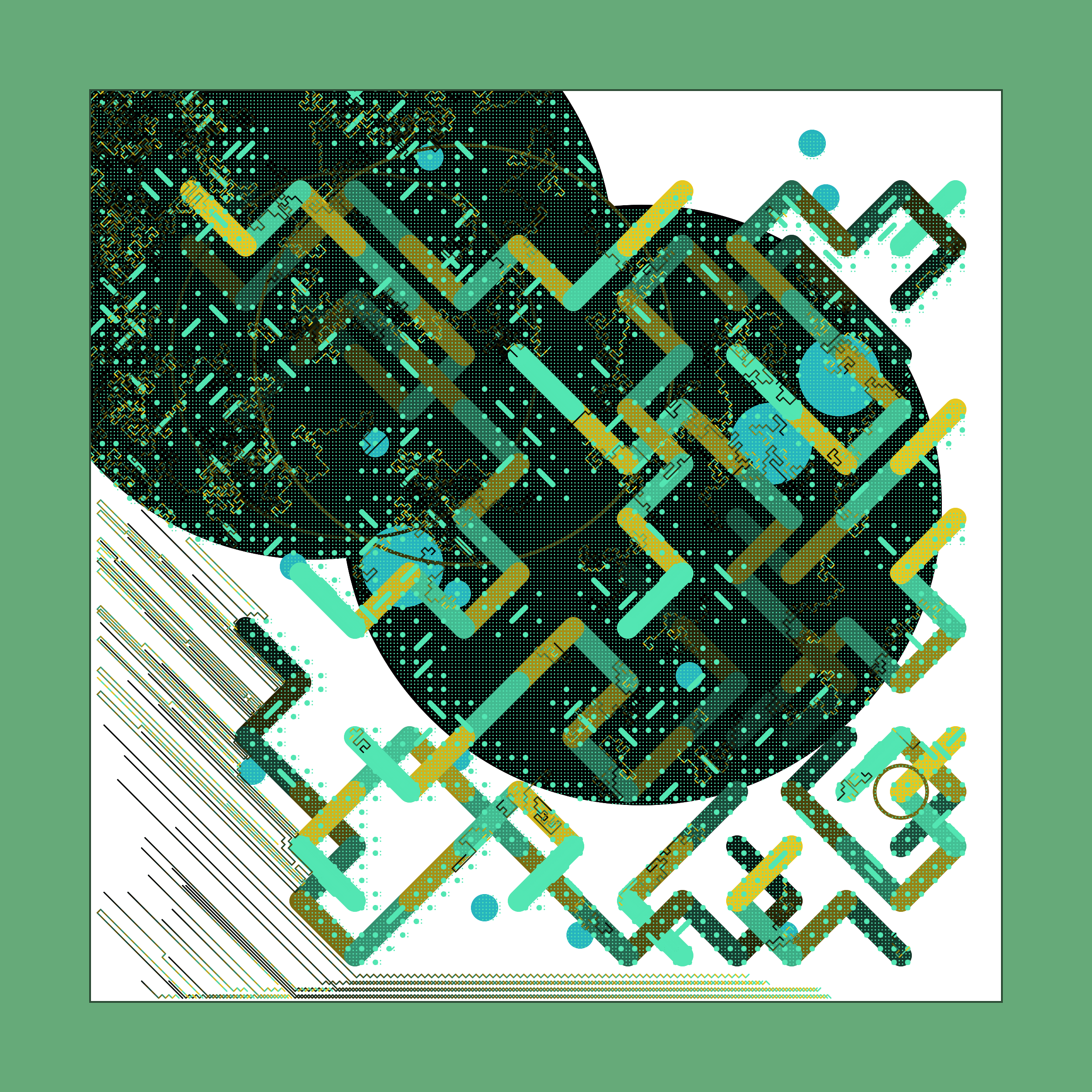 Art Blocks - Art Blocks v2 - Abstraction #118 - NFT # 69000118