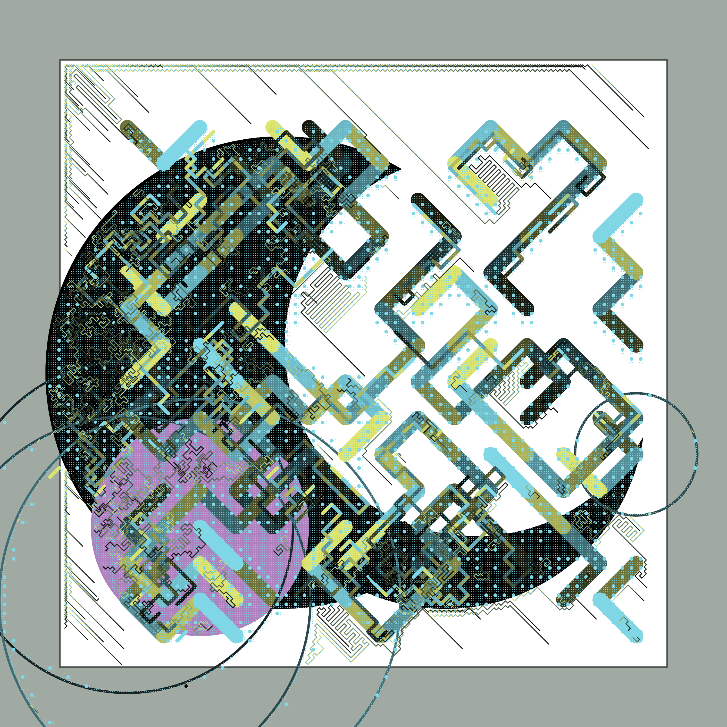 Art Blocks - Art Blocks v2 - Abstraction #119 - NFT # 69000119