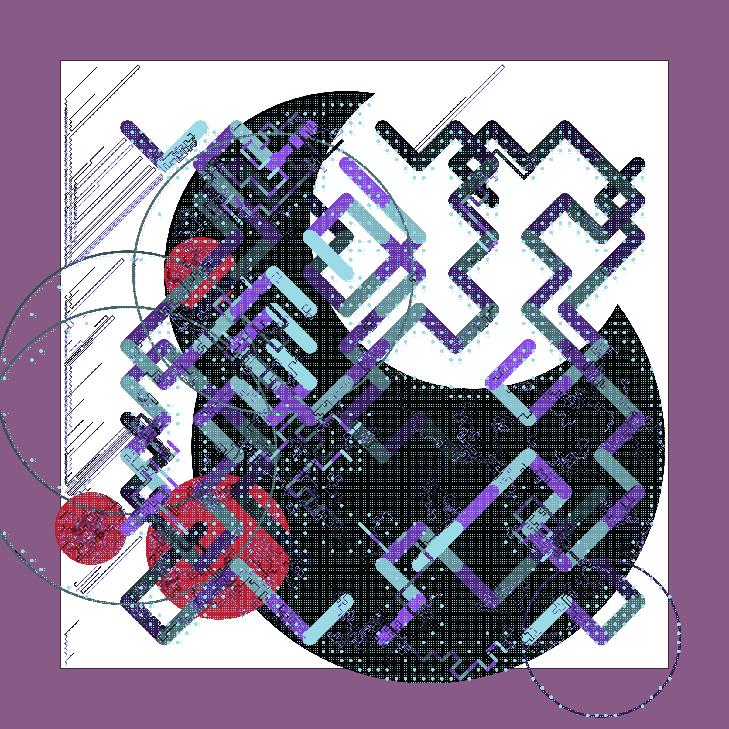 Art Blocks - Art Blocks v2 - Abstraction #123 - NFT # 69000123