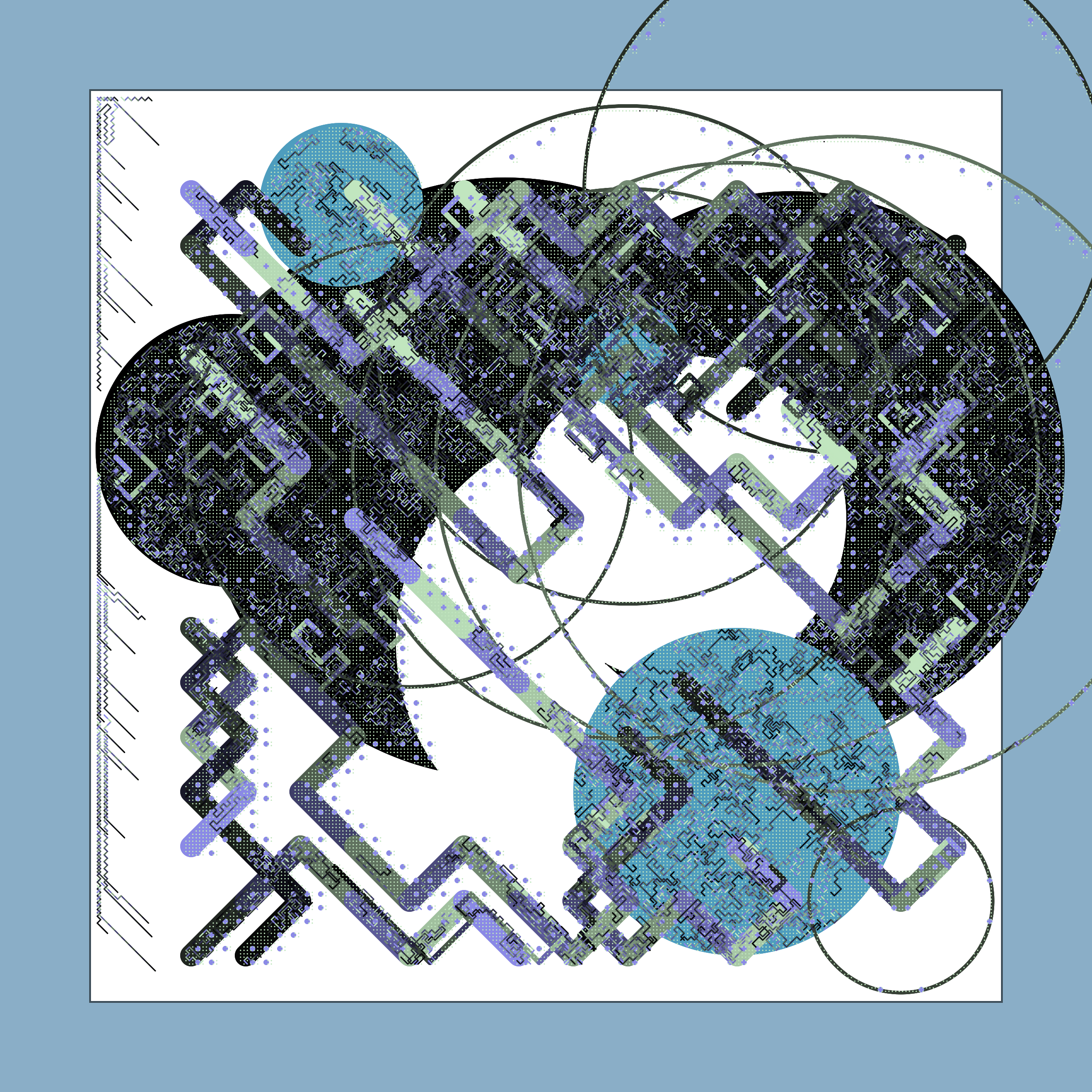 Art Blocks - Art Blocks v2 - Abstraction #133 - NFT # 69000133